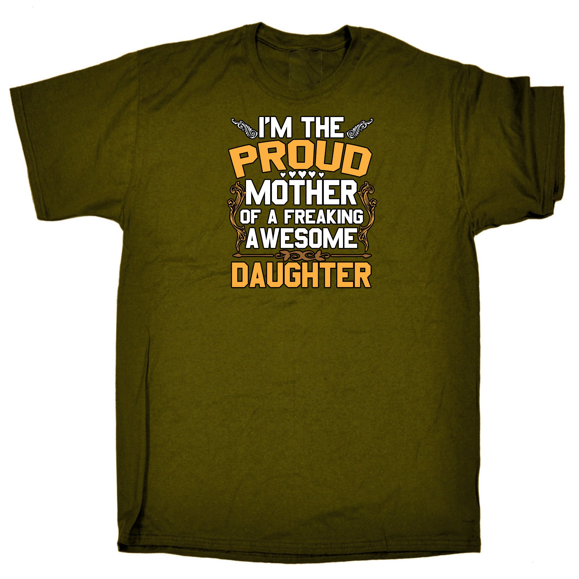 Proud Mother Awesome Daughter Mum - Mens 123t Funny T-Shirt Tshirts