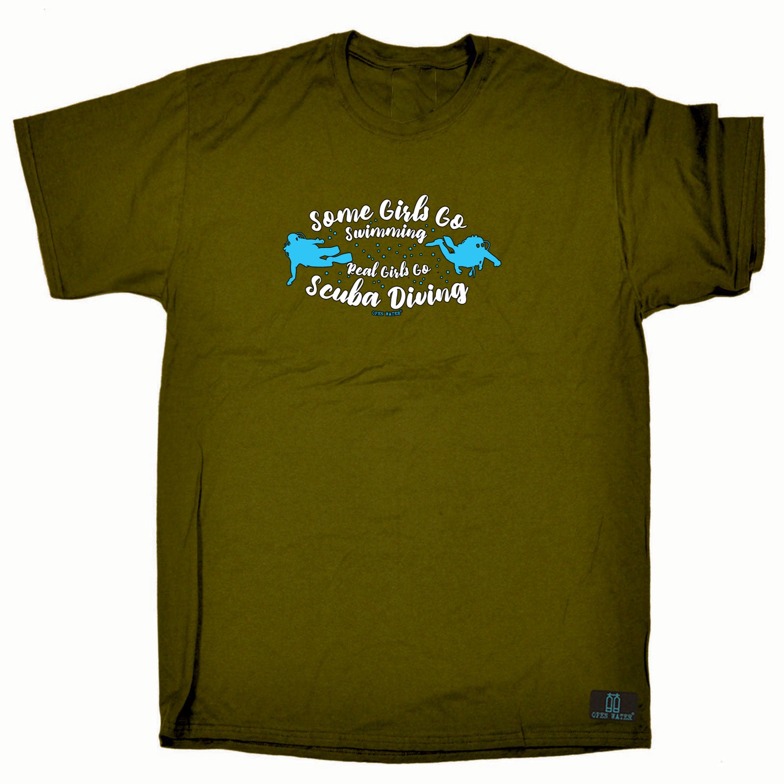 Ow Some Girls Go Swimming Real Girls Go Scuba Diving - Mens Funny T-Shirt Tshirts