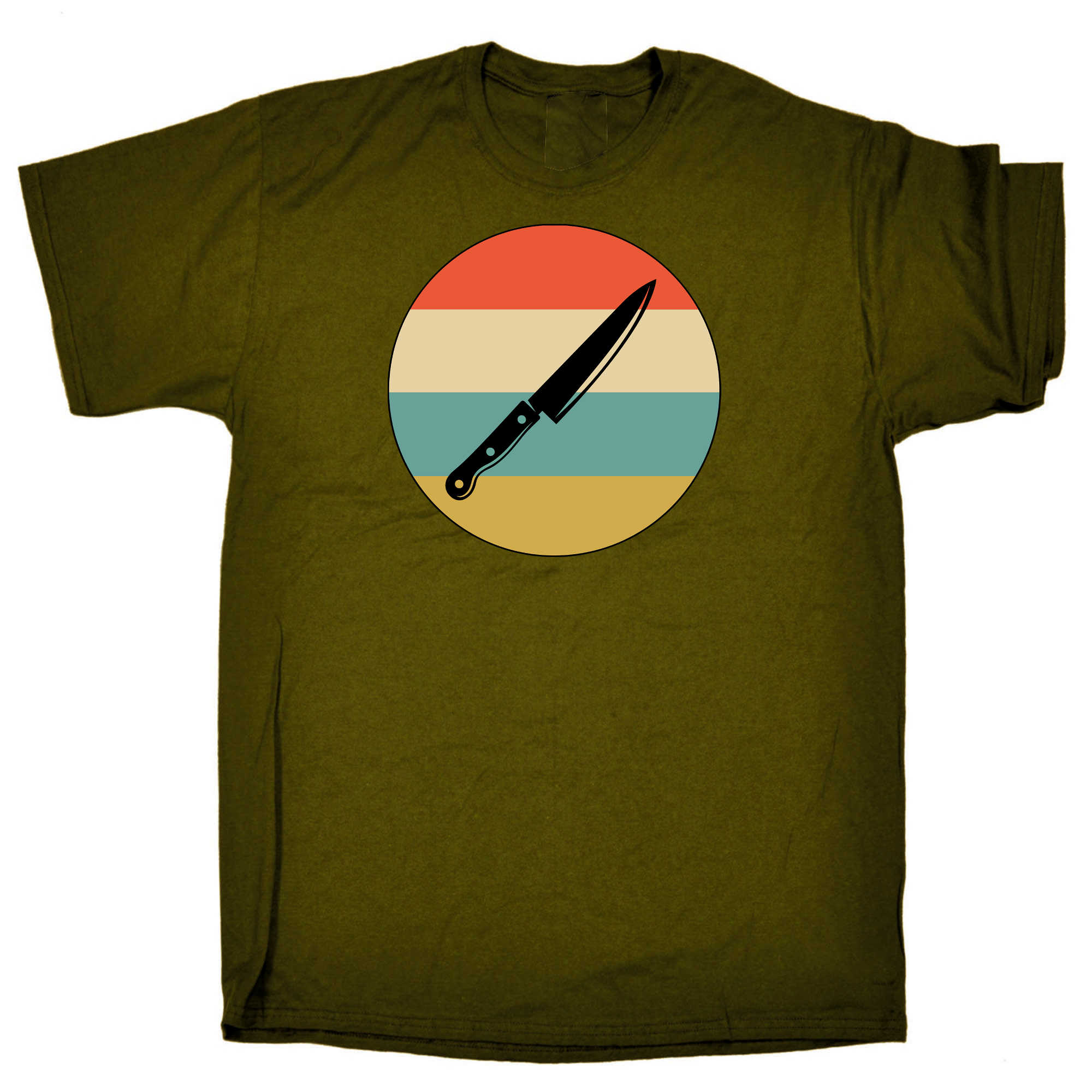 Knife Chef Cooking Kitchen - Mens 123t Funny T-Shirt Tshirts