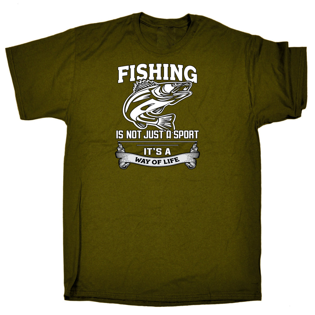 Fishing Not Just A Sport Way Of Life Fish Angling - Mens Funny T-Shirt Tshirts