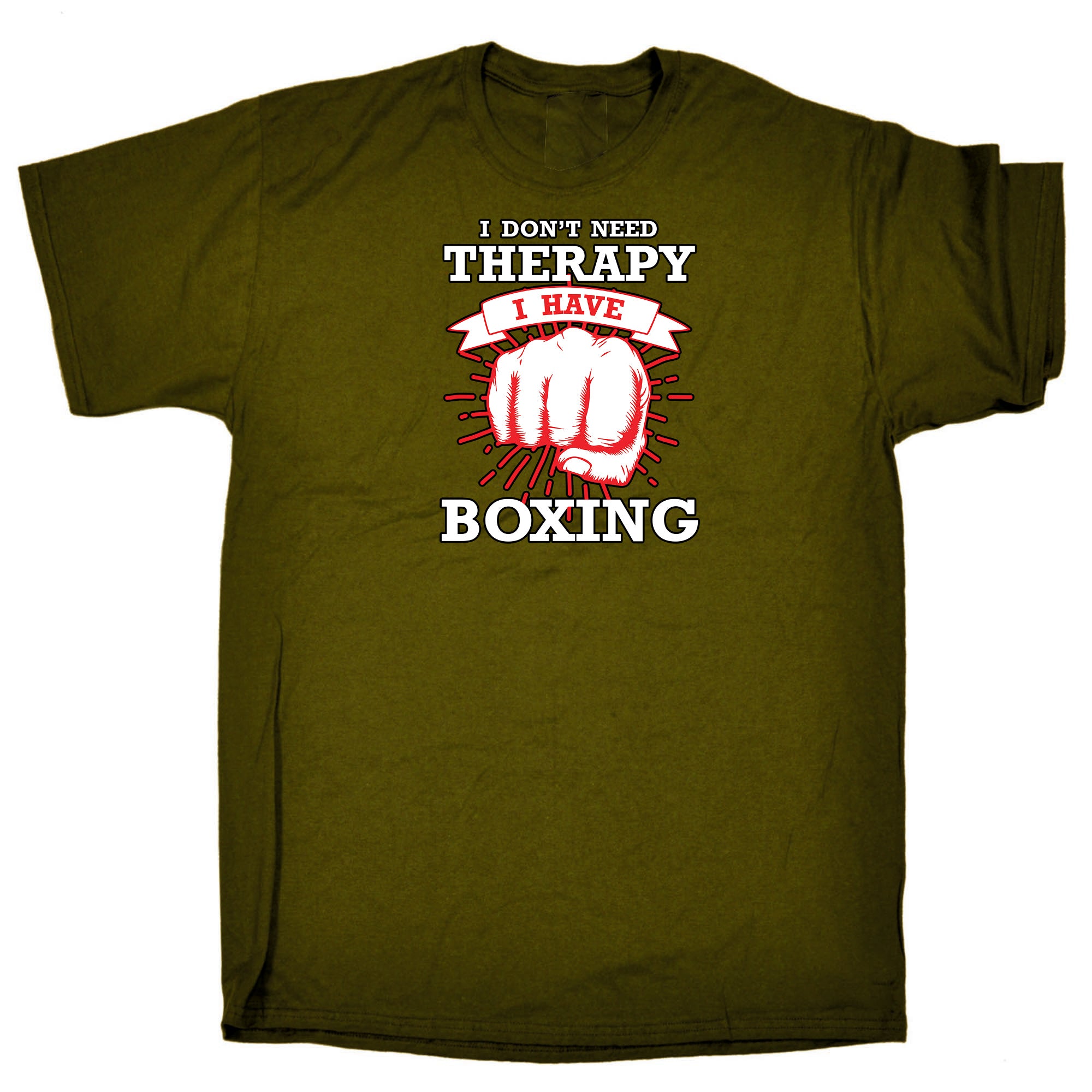 Dont Need Theraphy I Have Boxing - Mens 123t Funny T-Shirt Tshirts