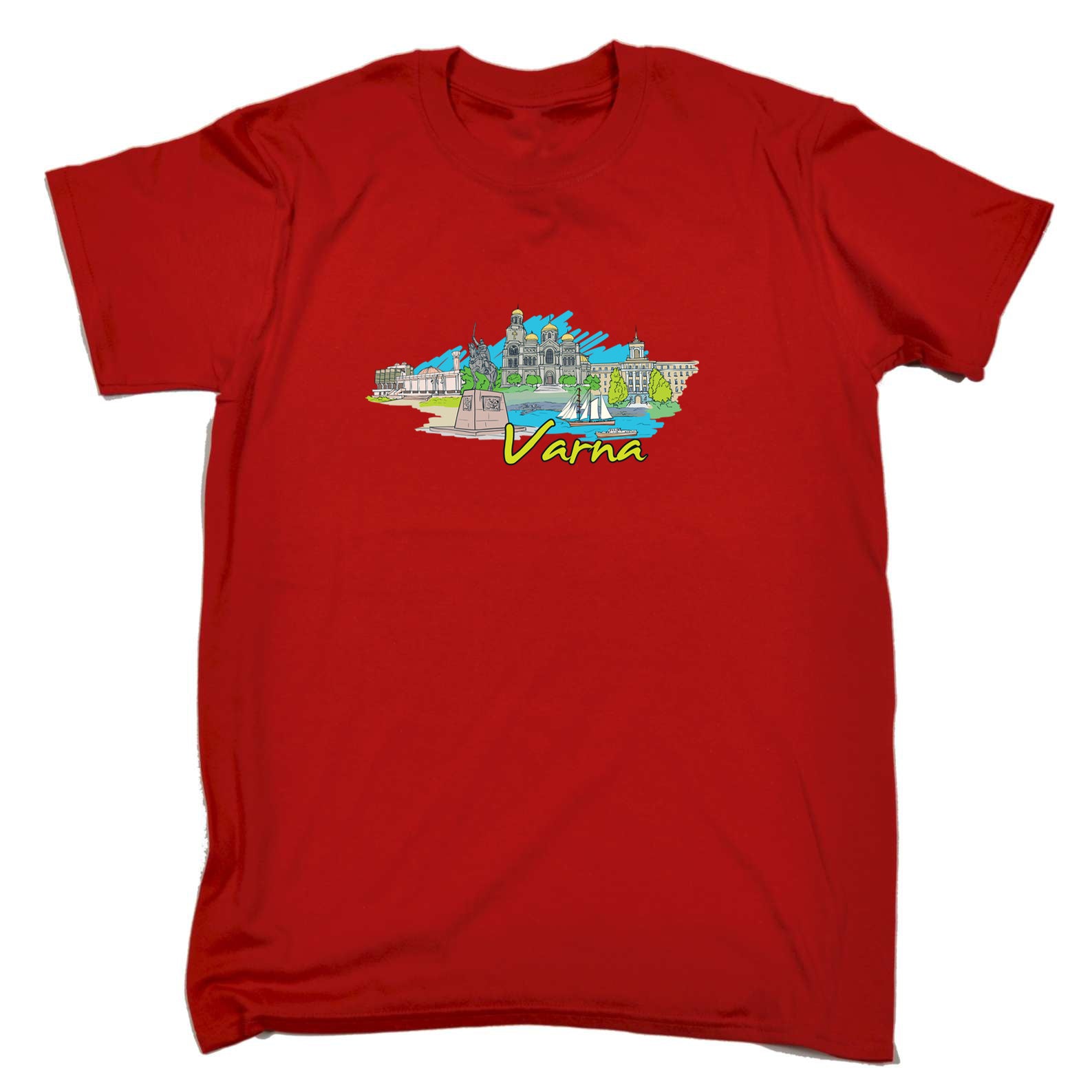 Varna Bulgaria Country Flag Destination - Mens 123t Funny T-Shirt Tshirts