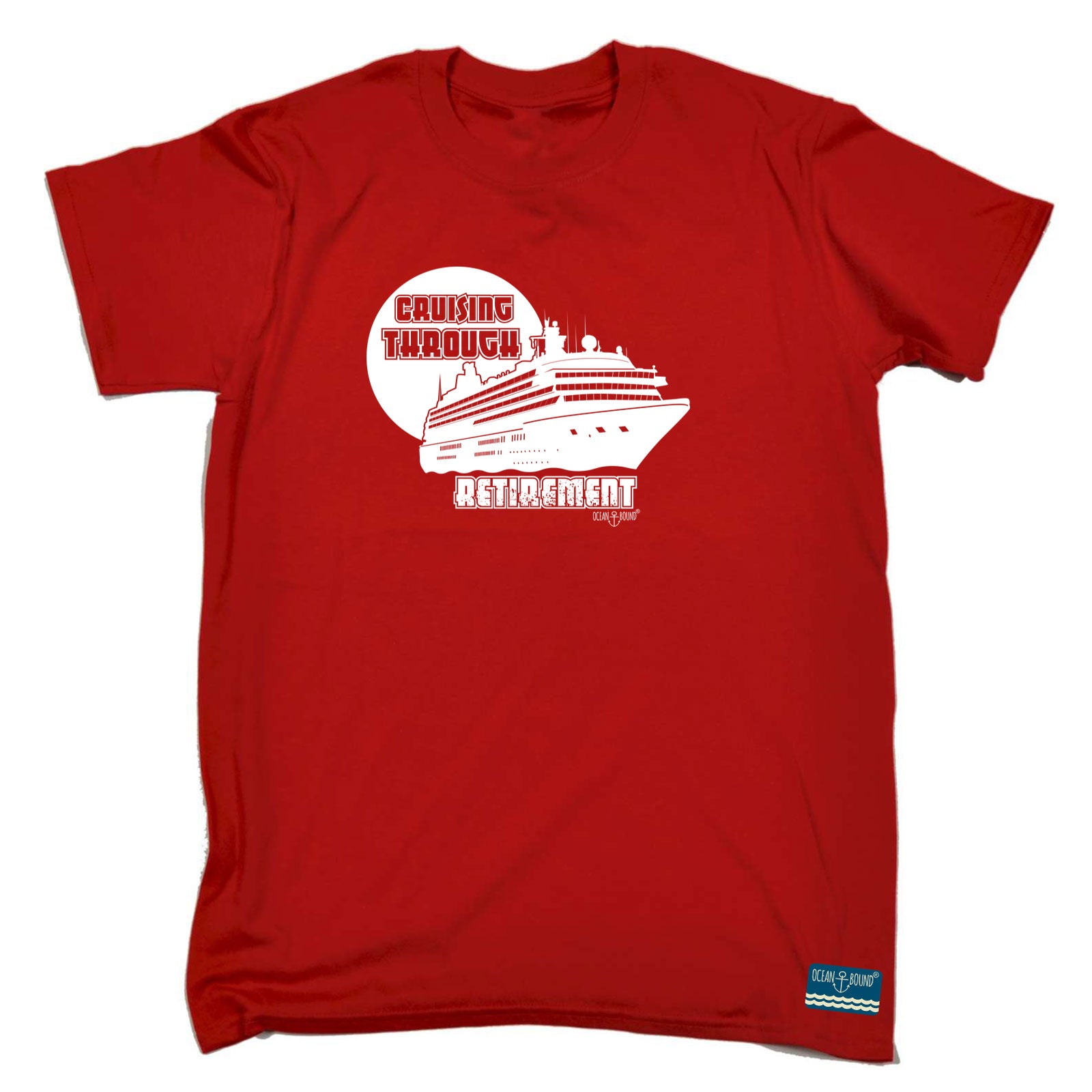 Ob Cruising Through Retirement - Mens Funny T-Shirt Tshirts