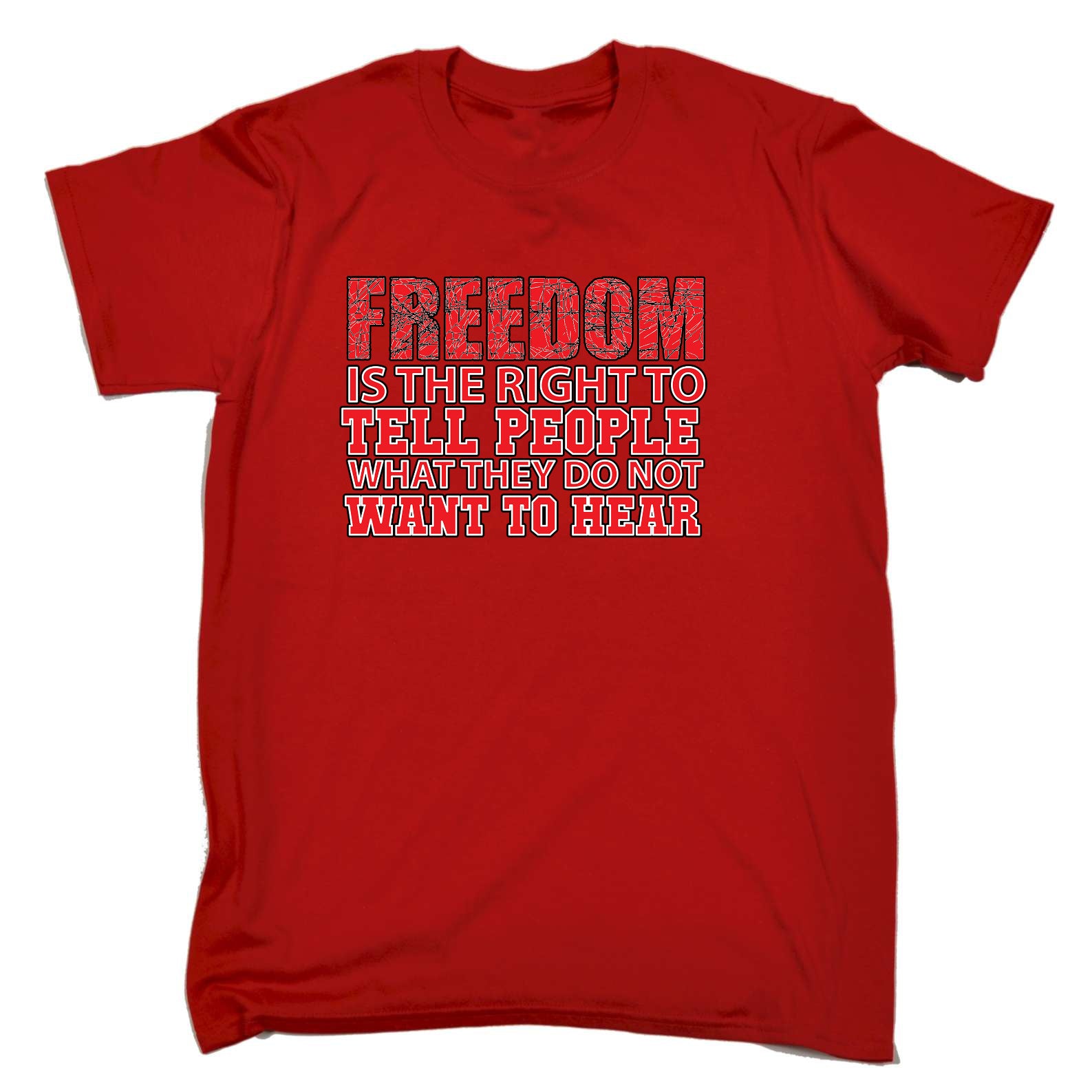 Freedom Political - Mens Funny T-Shirt Tshirts