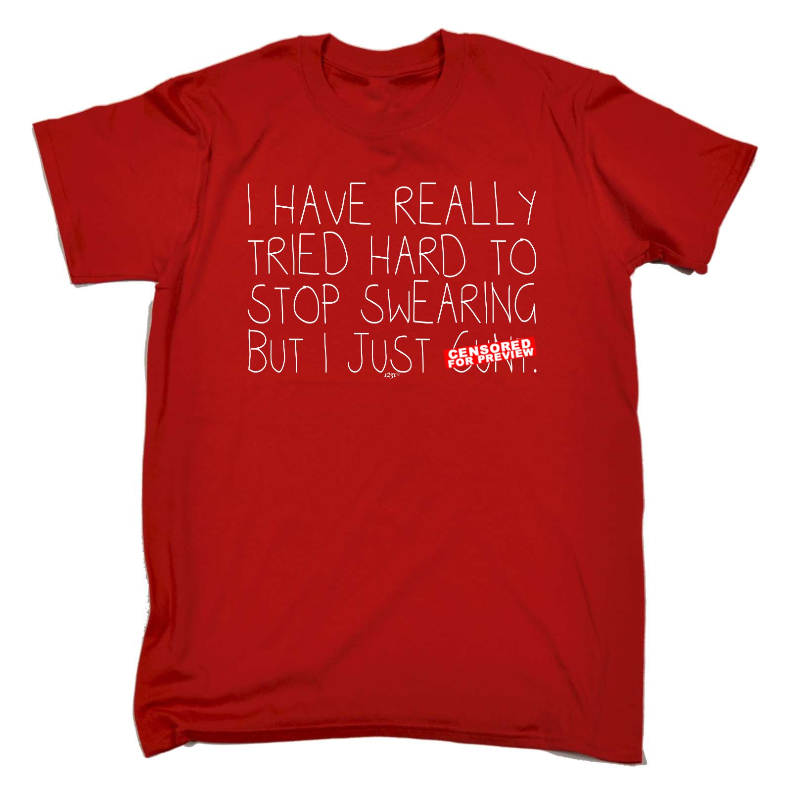 Tried Hard To Stop Swearing - Mens Funny T-Shirt Tshirts