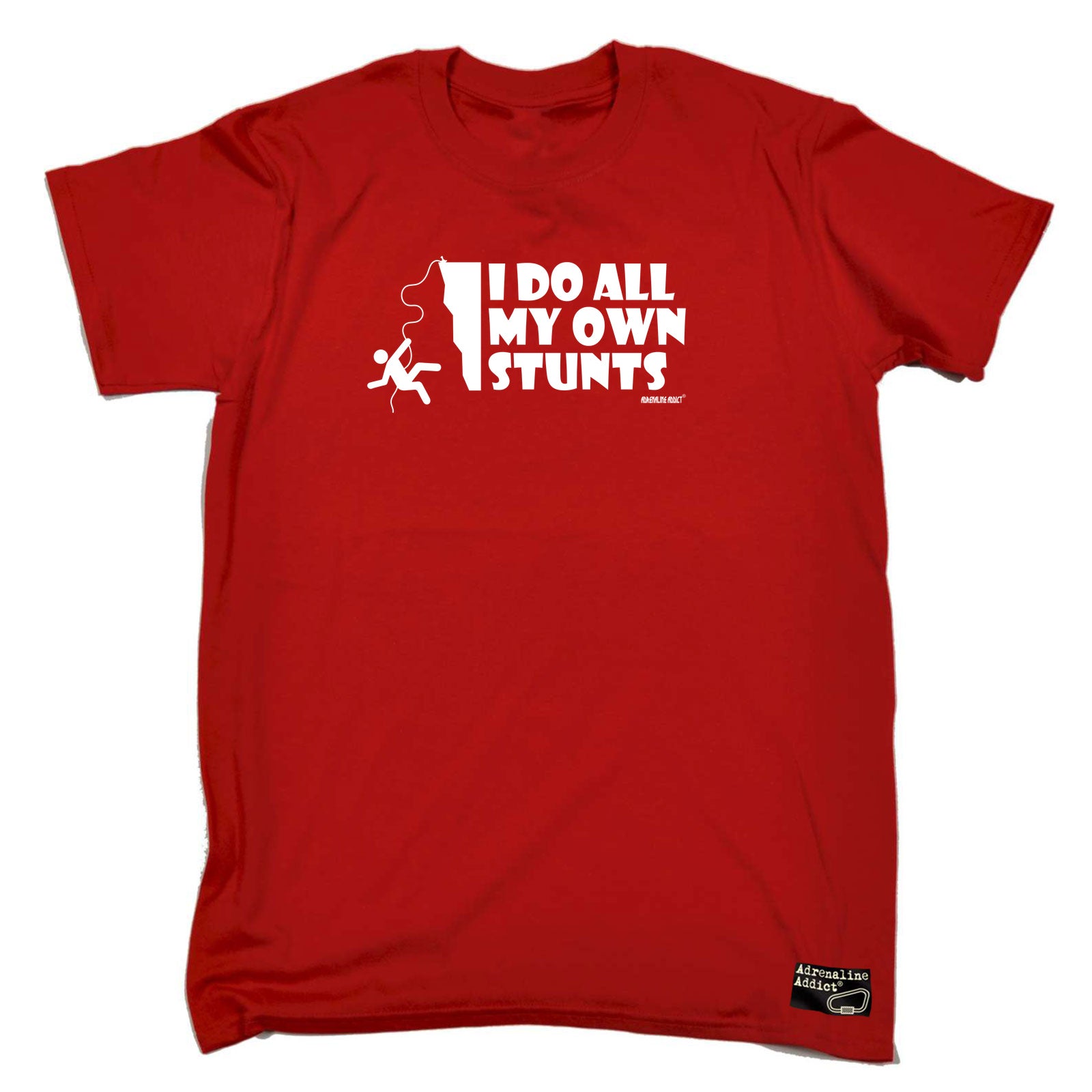 Aa I Do All My Stunts Climbing - Mens Funny T-Shirt Tshirts
