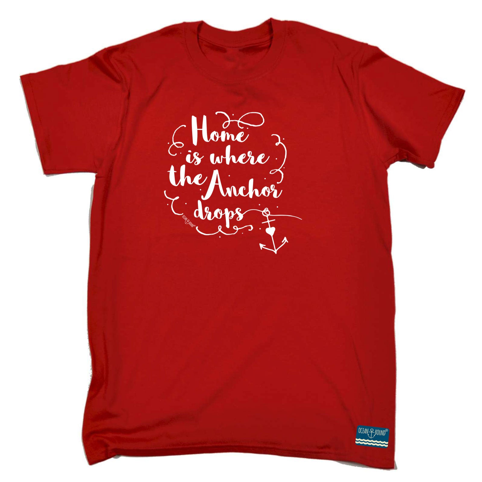 Ob Home Where Anchor Drops - Mens Funny T-Shirt Tshirts