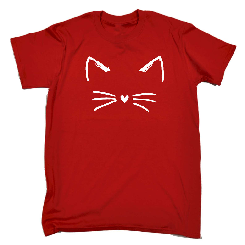 Cat Face Kitten Cats - Mens Funny T-Shirt Tshirts