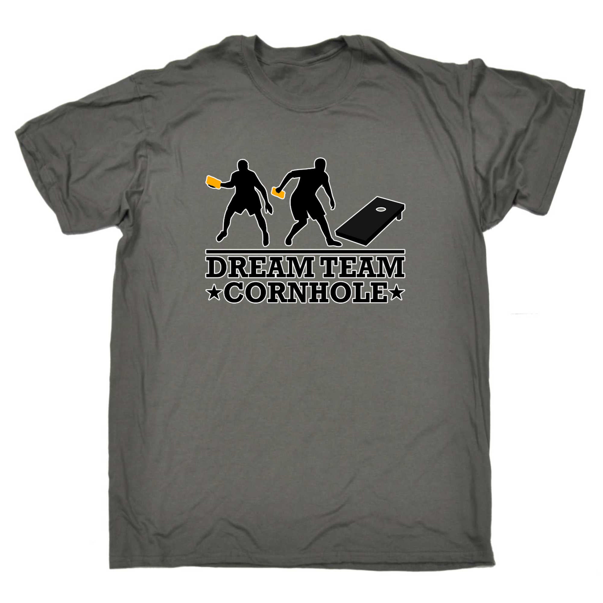Dream Team Cornhole - Mens 123t Funny T-Shirt Tshirts