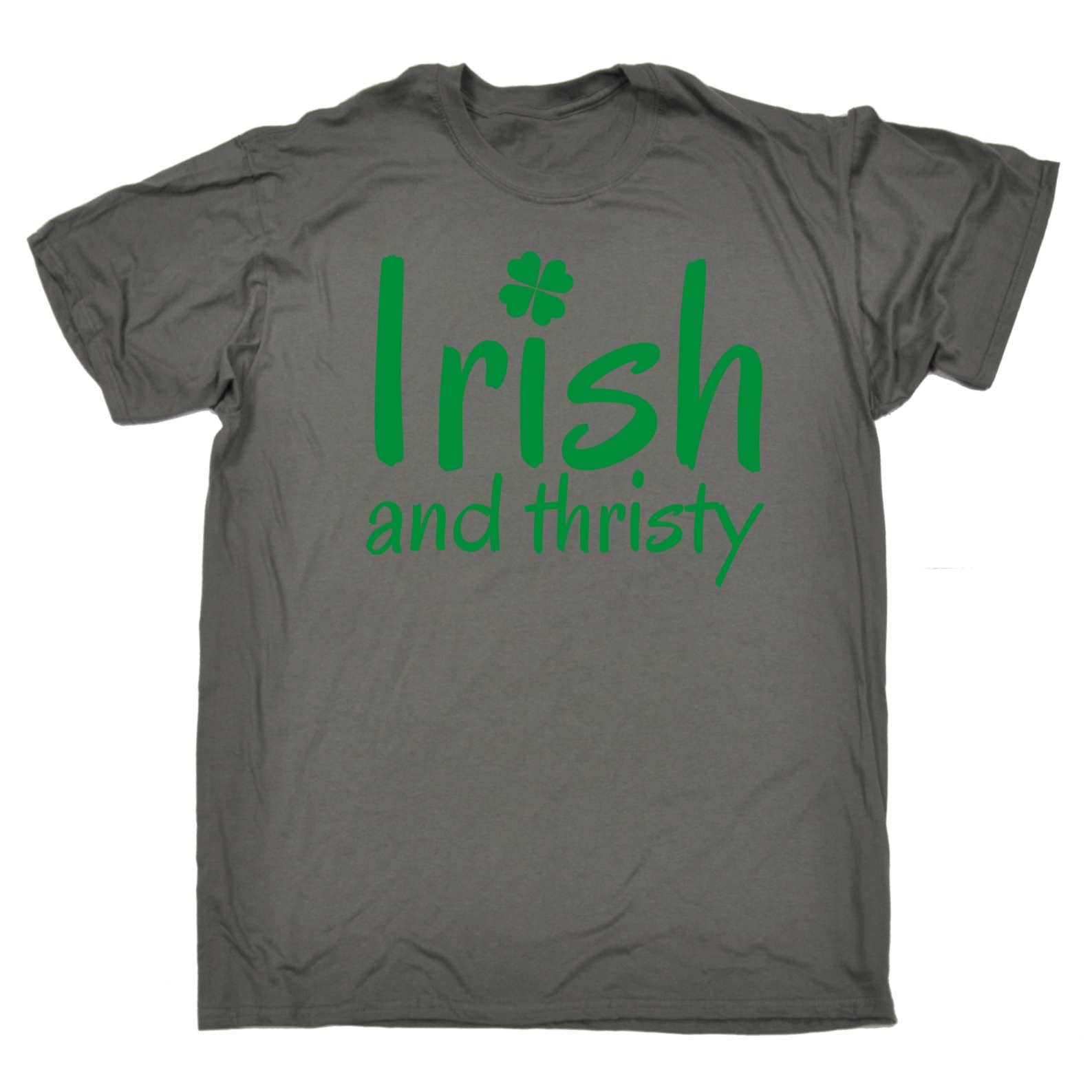 Irish And Thirsty St Patricks Day - Mens Funny T-Shirt Tshirts