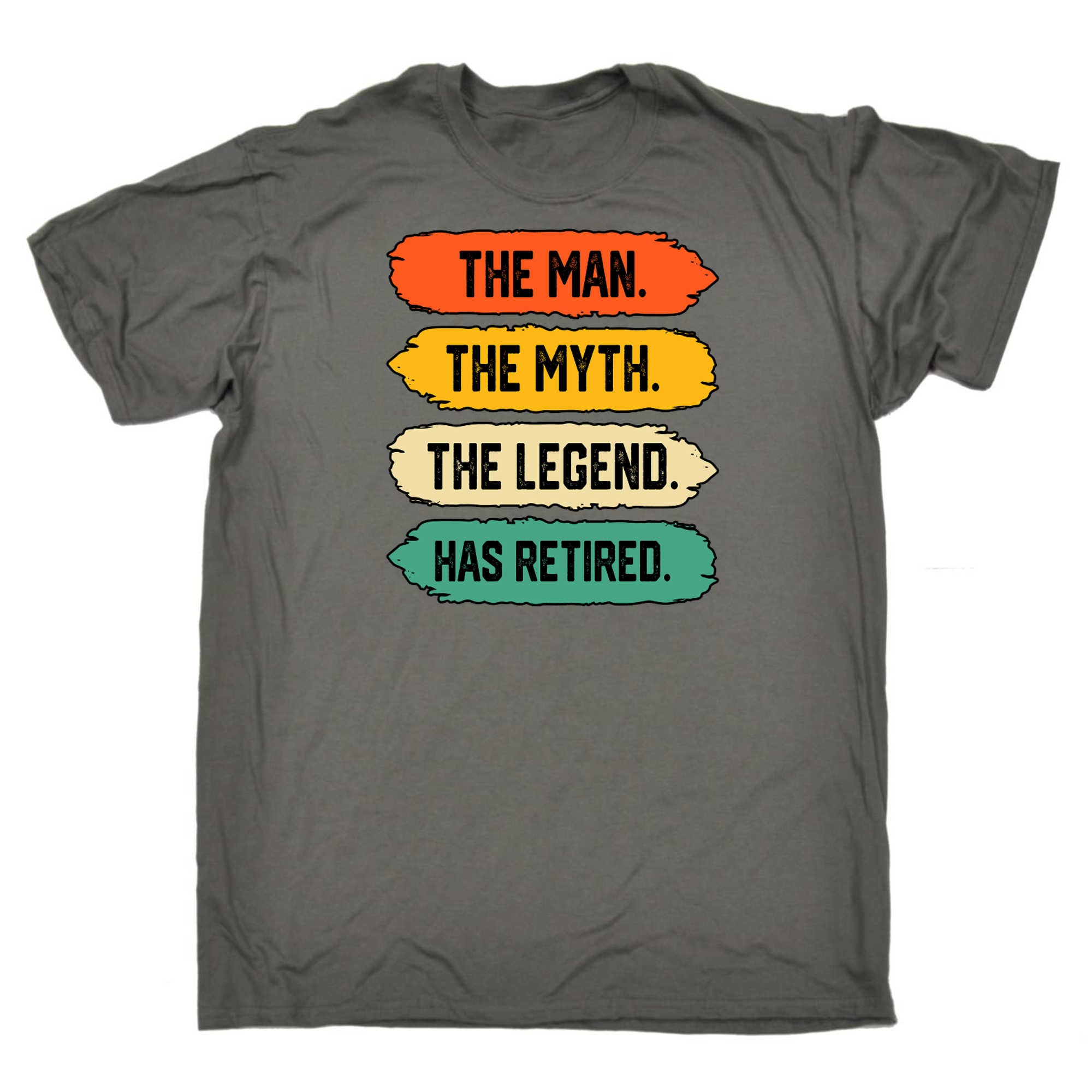 Man Myth Legend Has Retired Retirment - Mens 123t Funny T-Shirt Tshirts