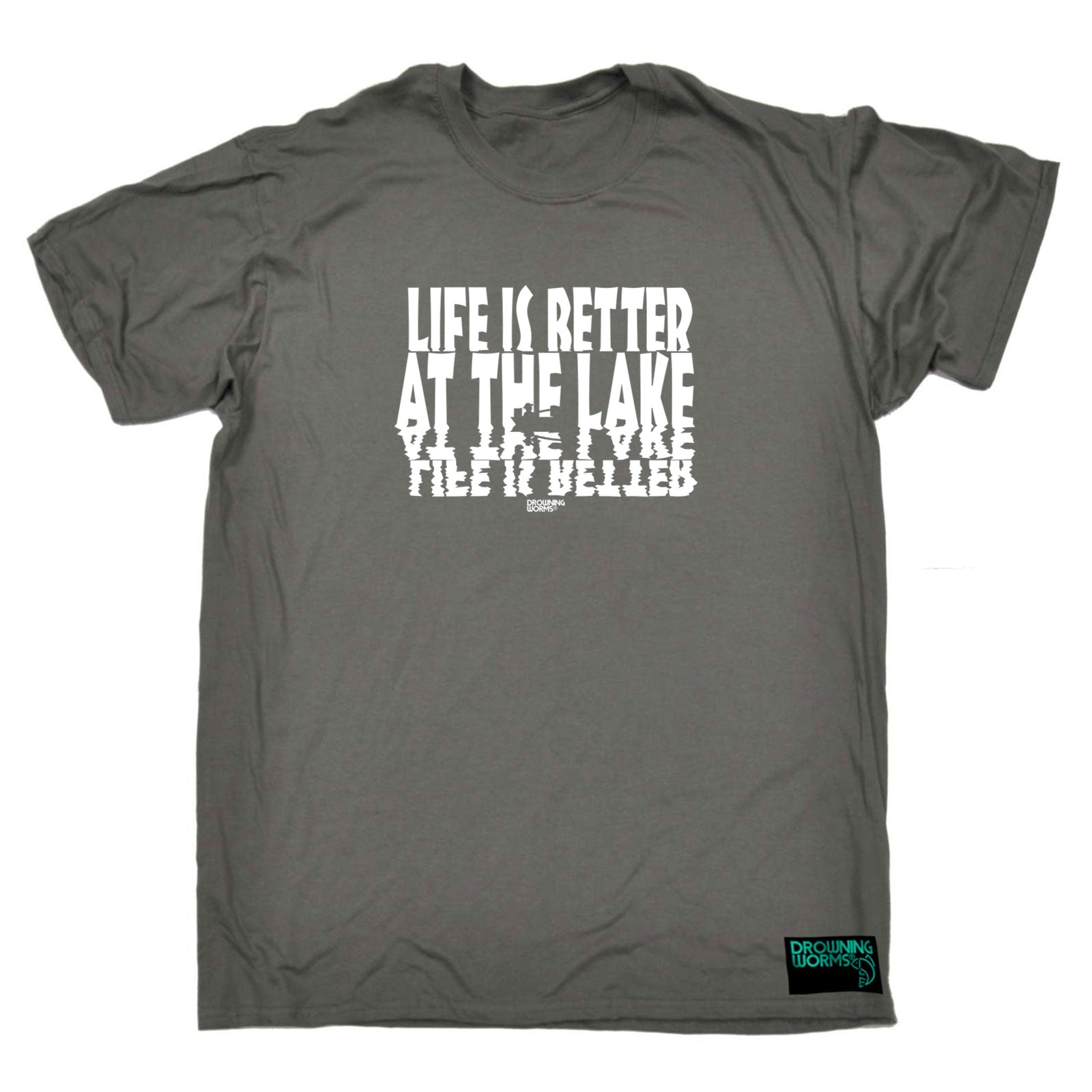 Dw Life Is Better At The Lake - Mens Funny T-Shirt Tshirts
