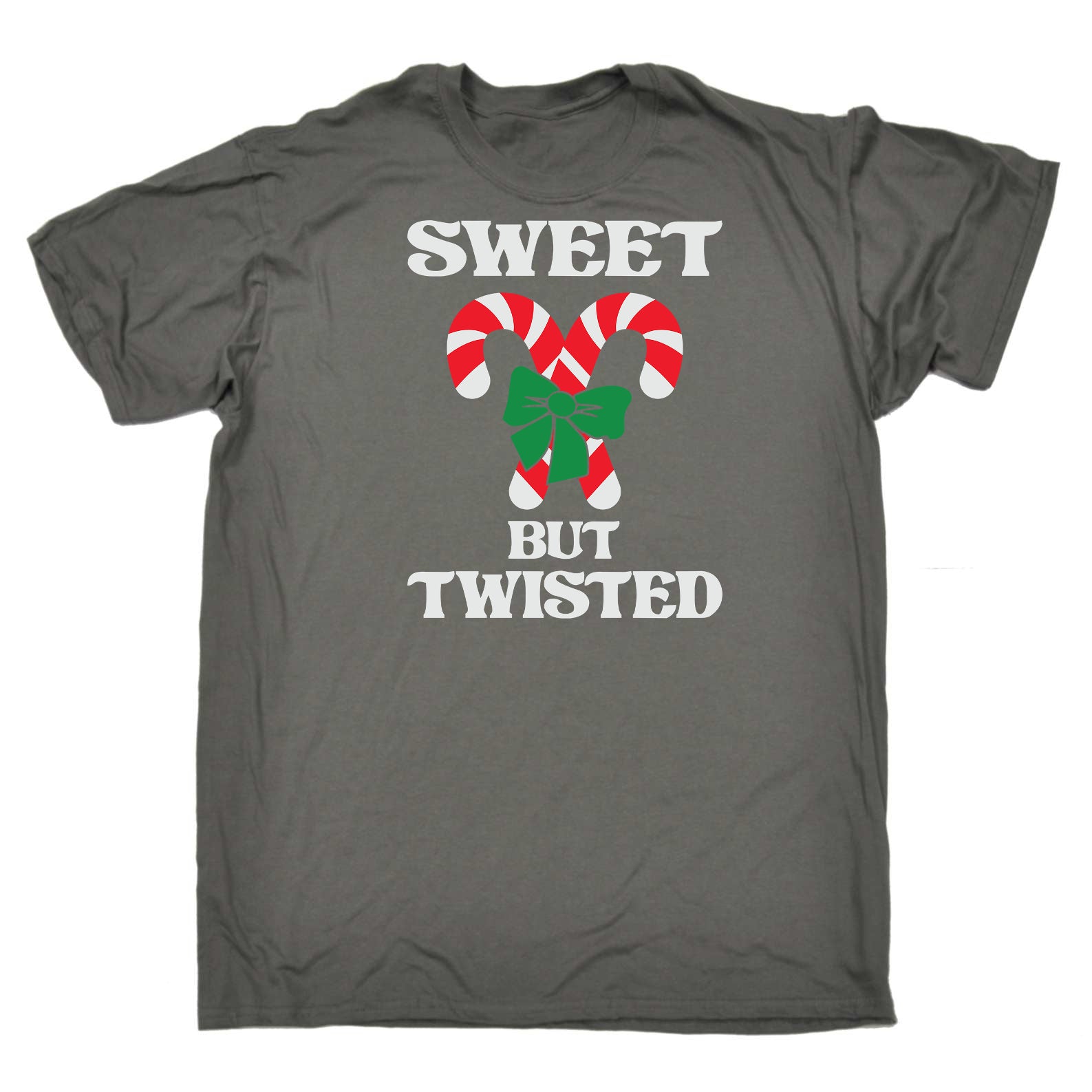 Sweet But Twisted Christmas Xmas Candy - Mens Funny T-Shirt Tshirts