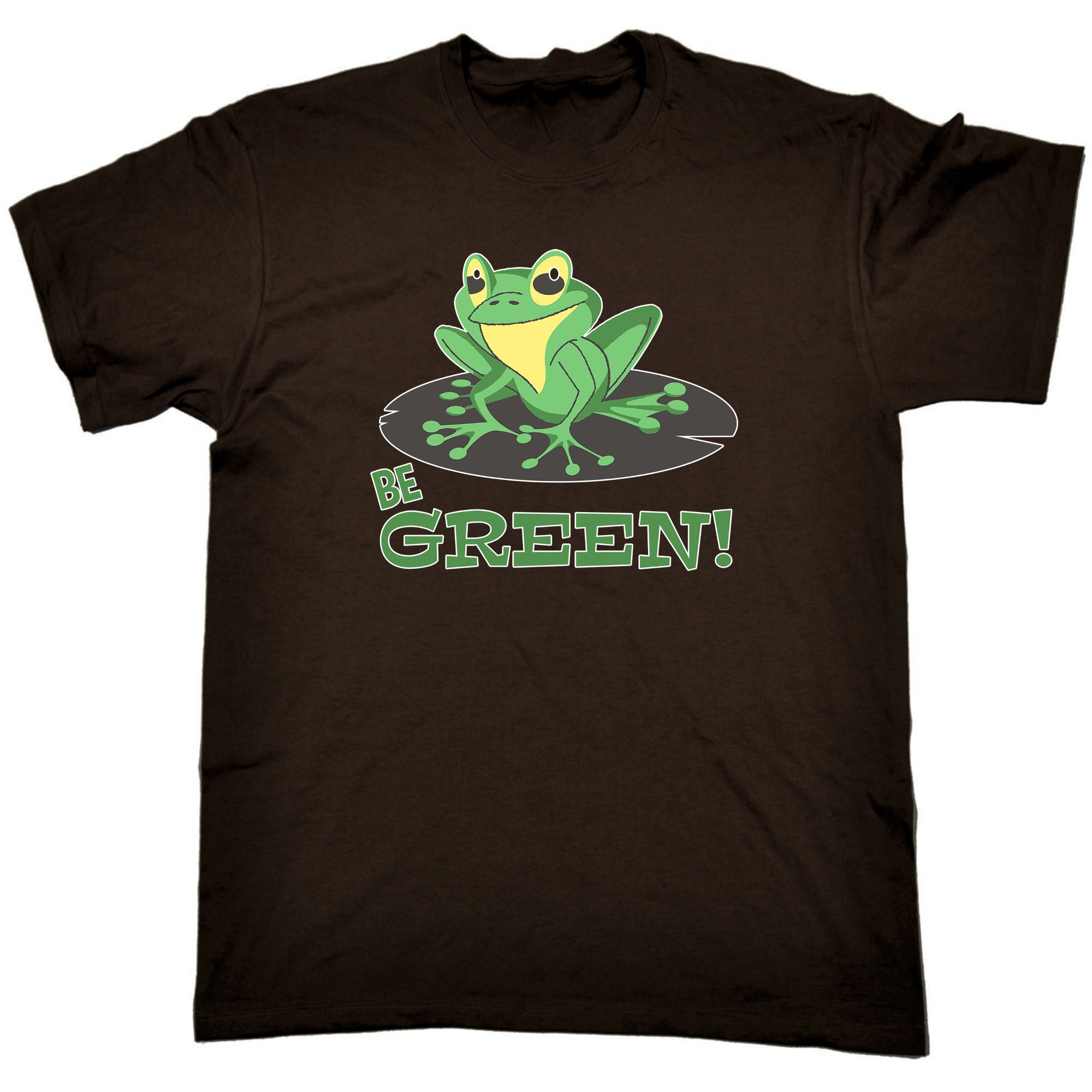 Be Green Frog Animal - Mens Funny T-Shirt Tshirts