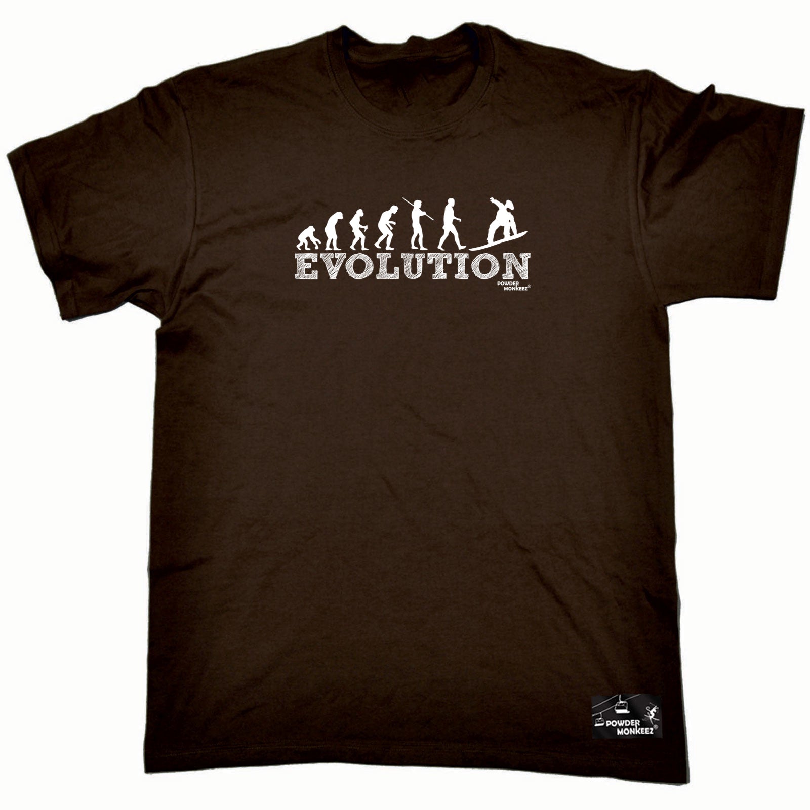 Pm Evolution Snowboarder - Mens Funny T-Shirt Tshirts