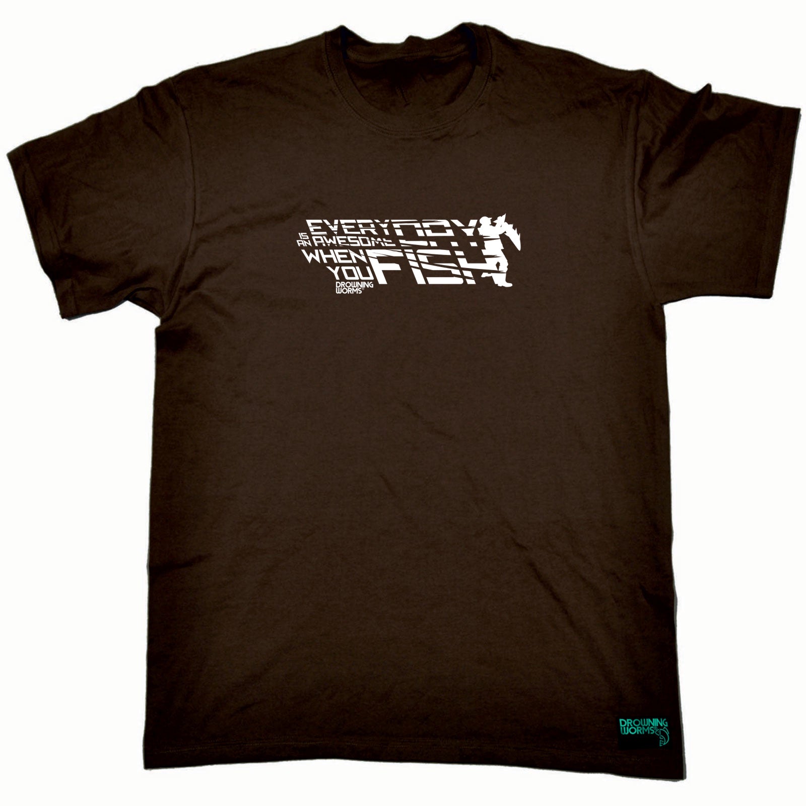 Dw Everyday Is Awesome When You Fish - Mens Funny T-Shirt Tshirts