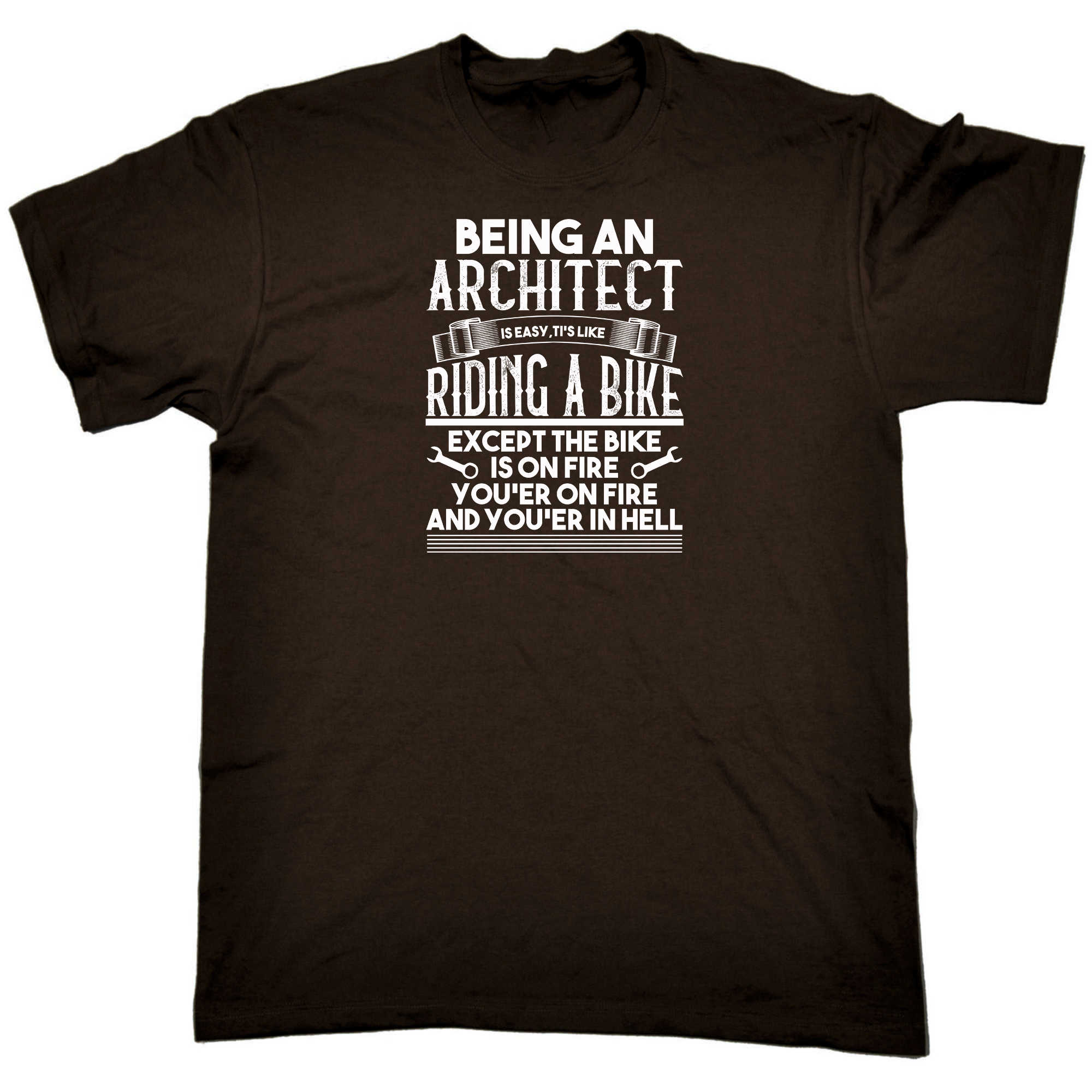 Being An Architect Is Easy Its Like - Mens 123t Funny T-Shirt Tshirts