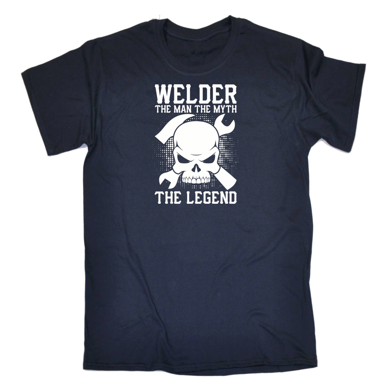 Welder The Man Myth Legend Skull - Mens 123t Funny T-Shirt Tshirts