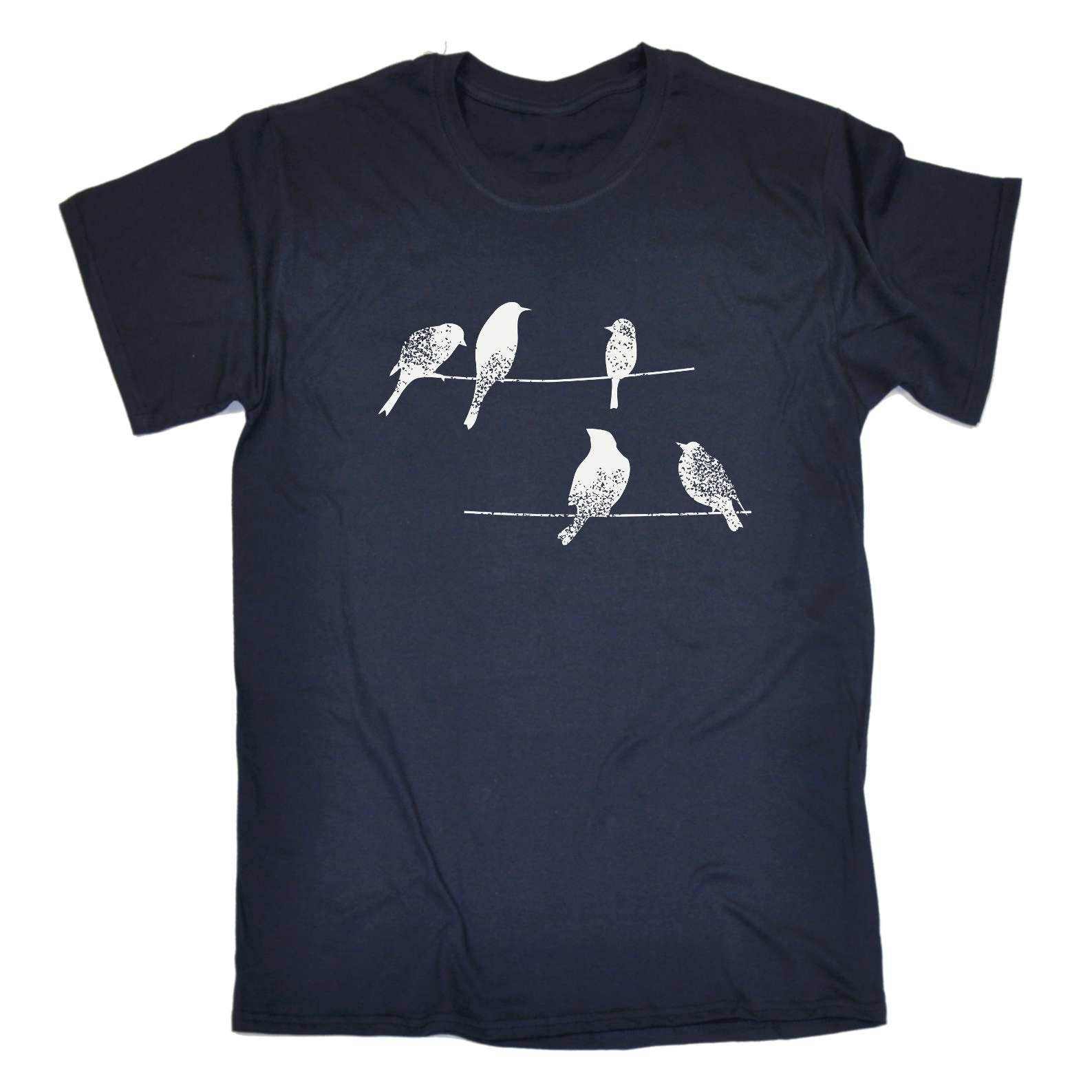 Birds On A Wire Bird Animal Fashion - Mens Funny T-Shirt Tshirts