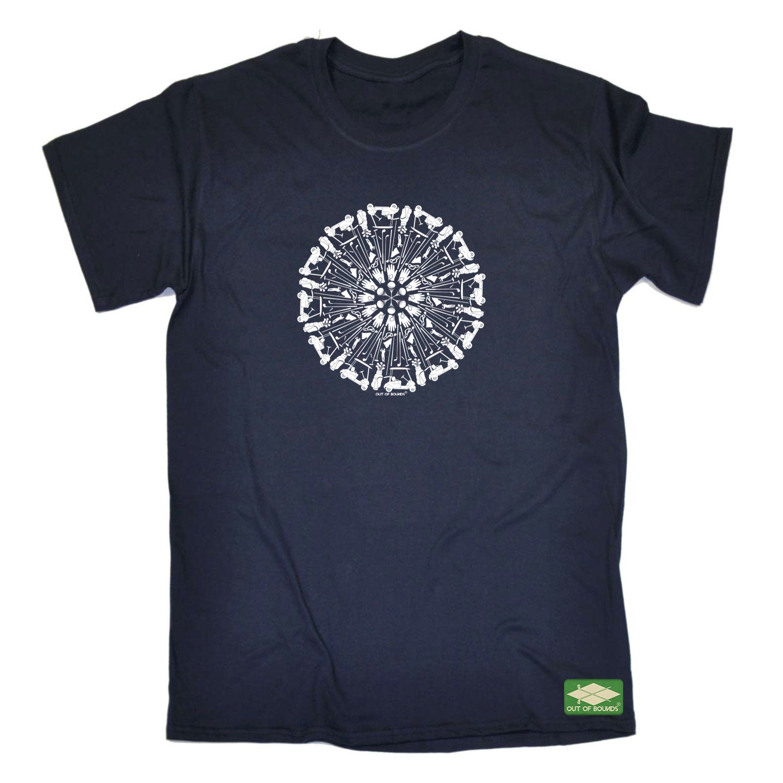 Oob Kaleidostroke Golf - Mens Funny T-Shirt Tshirts