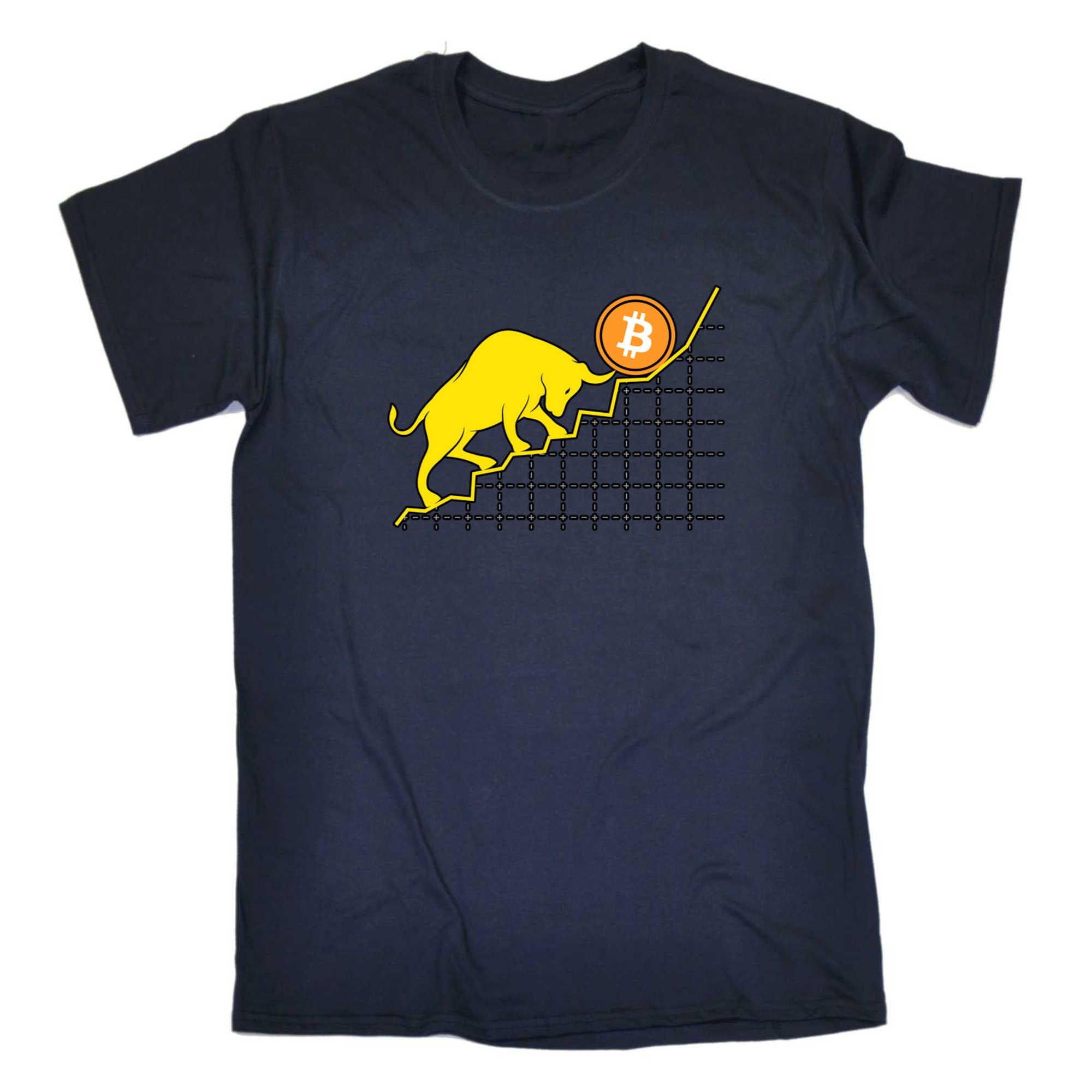 Bitcoin Trader Crypto Asset Trader Bull Trend Art - Mens 123t Funny T-Shirt Tshirts