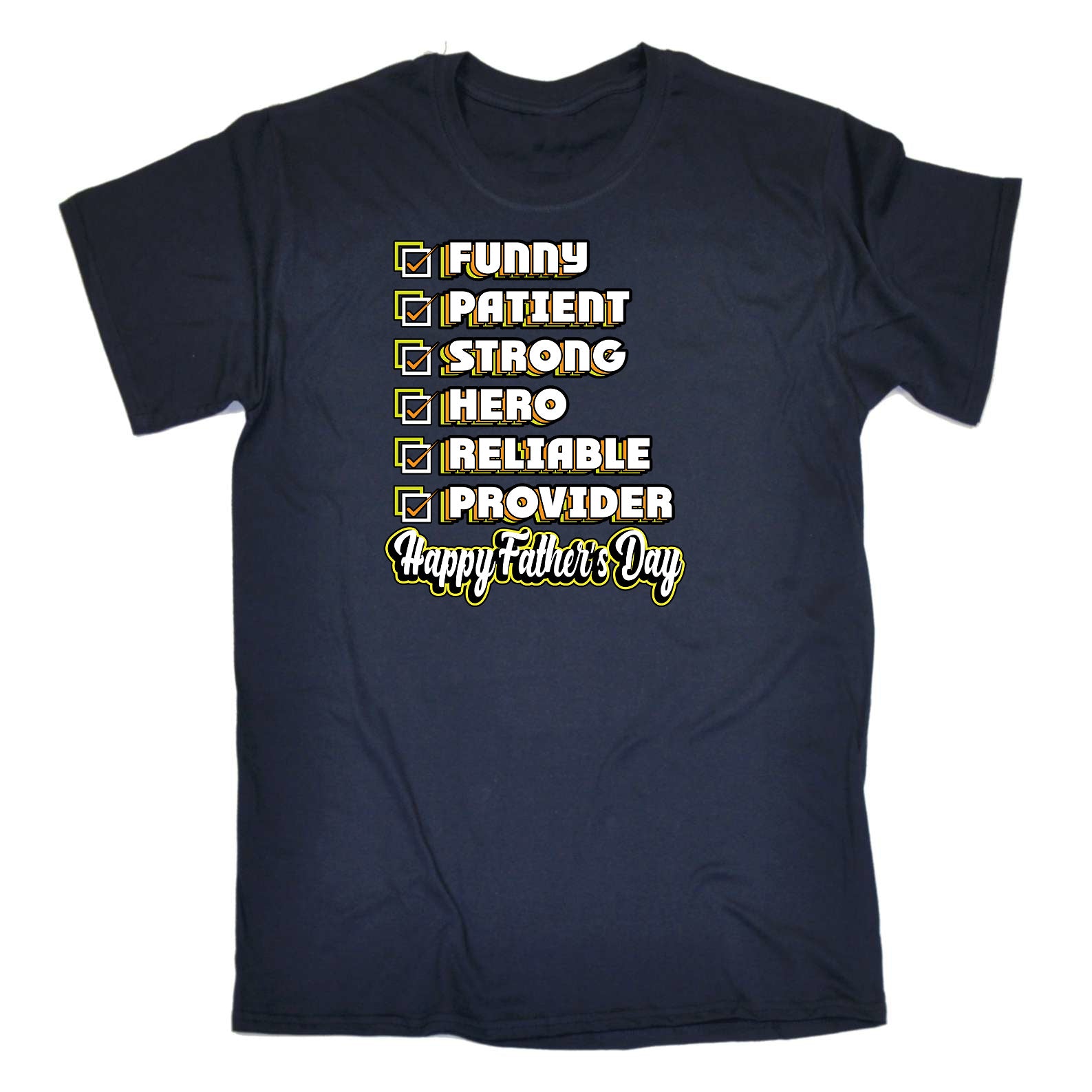 Dad Daddy Funny Patient Strong Happy Fathers Day - Mens Funny T-Shirt Tshirts