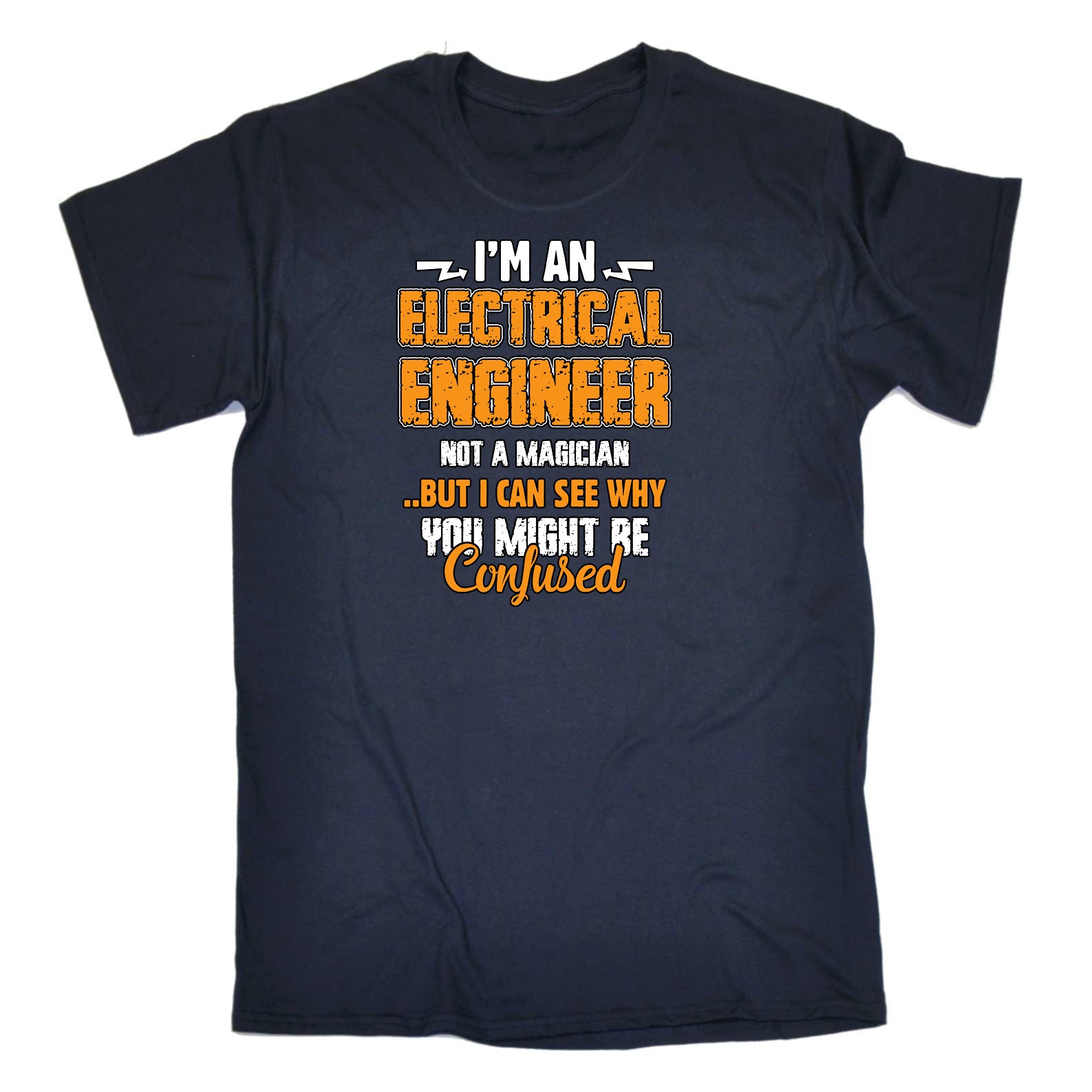Electrical Engineer Not A Magican - Mens Funny T-Shirt Tshirts