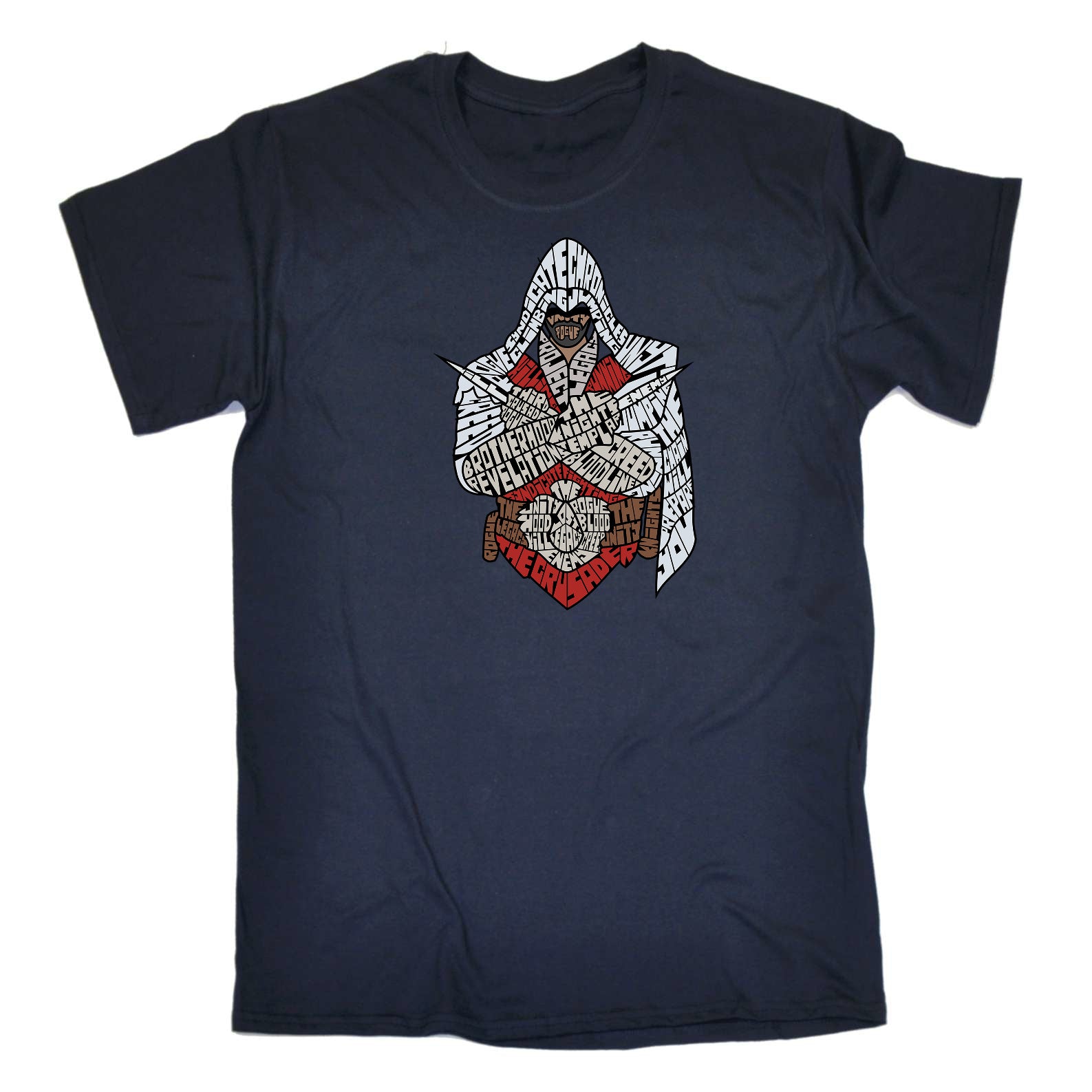 Assassins Calligram Assassin - Mens Funny T-Shirt Tshirts