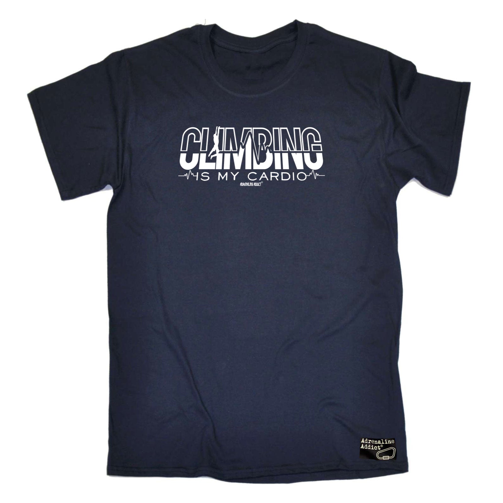 Aa Climbing Is My Cardio - Mens Funny T-Shirt Tshirts