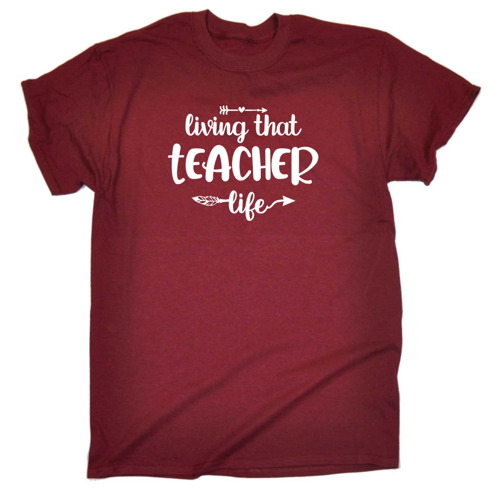 Living That Teacher Life School - Mens 123t Funny T-Shirt Tshirts