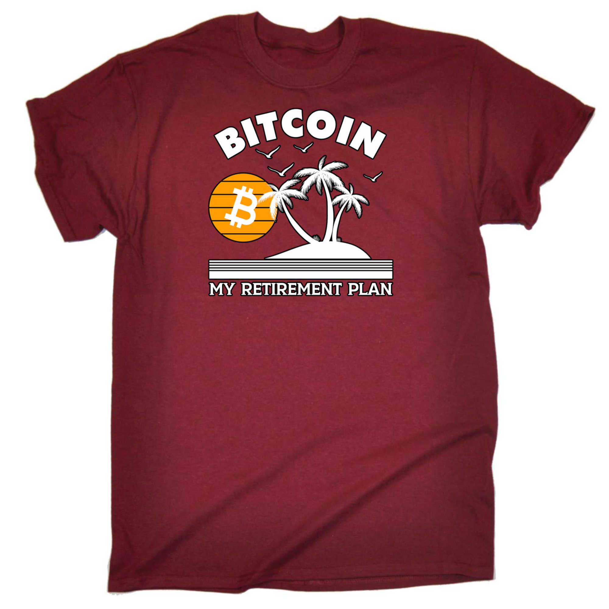 Bitcoin My Retirement Plan Crypto Currency - Mens 123t Funny T-Shirt Tshirts