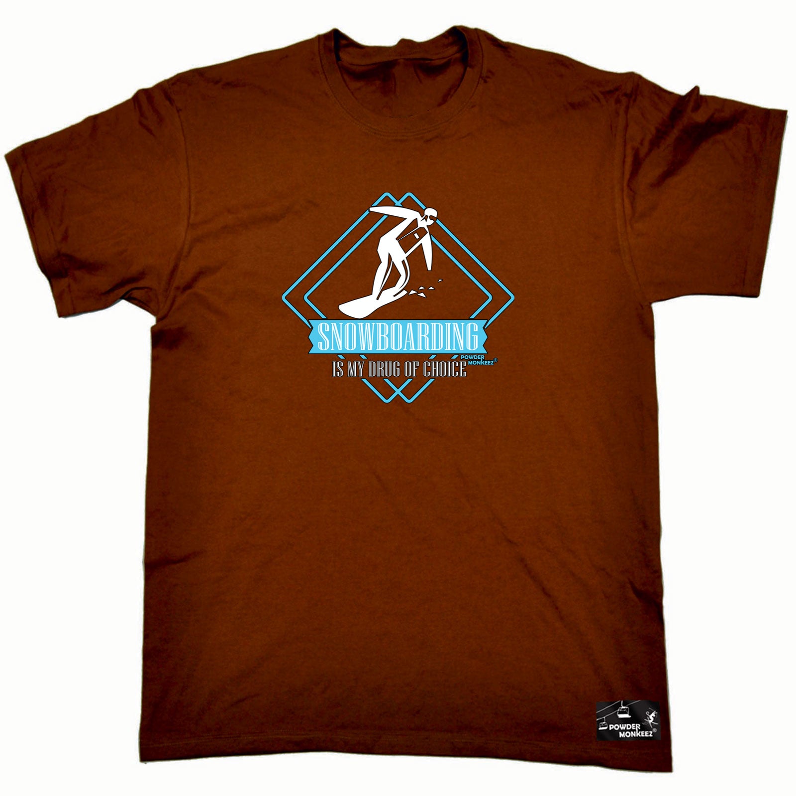 Pm Snowboarding Is My Drug Of Choice - Mens Funny T-Shirt Tshirts