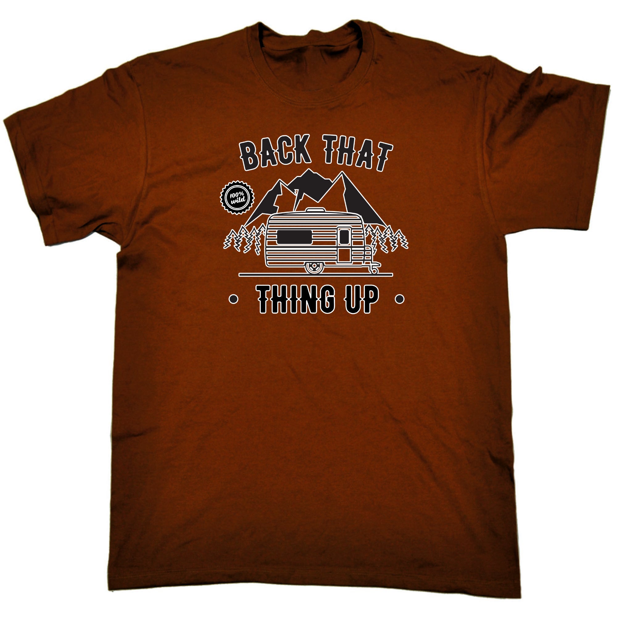 Back That Thing Up Caravan Trip - Mens Funny T-Shirt Tshirts
