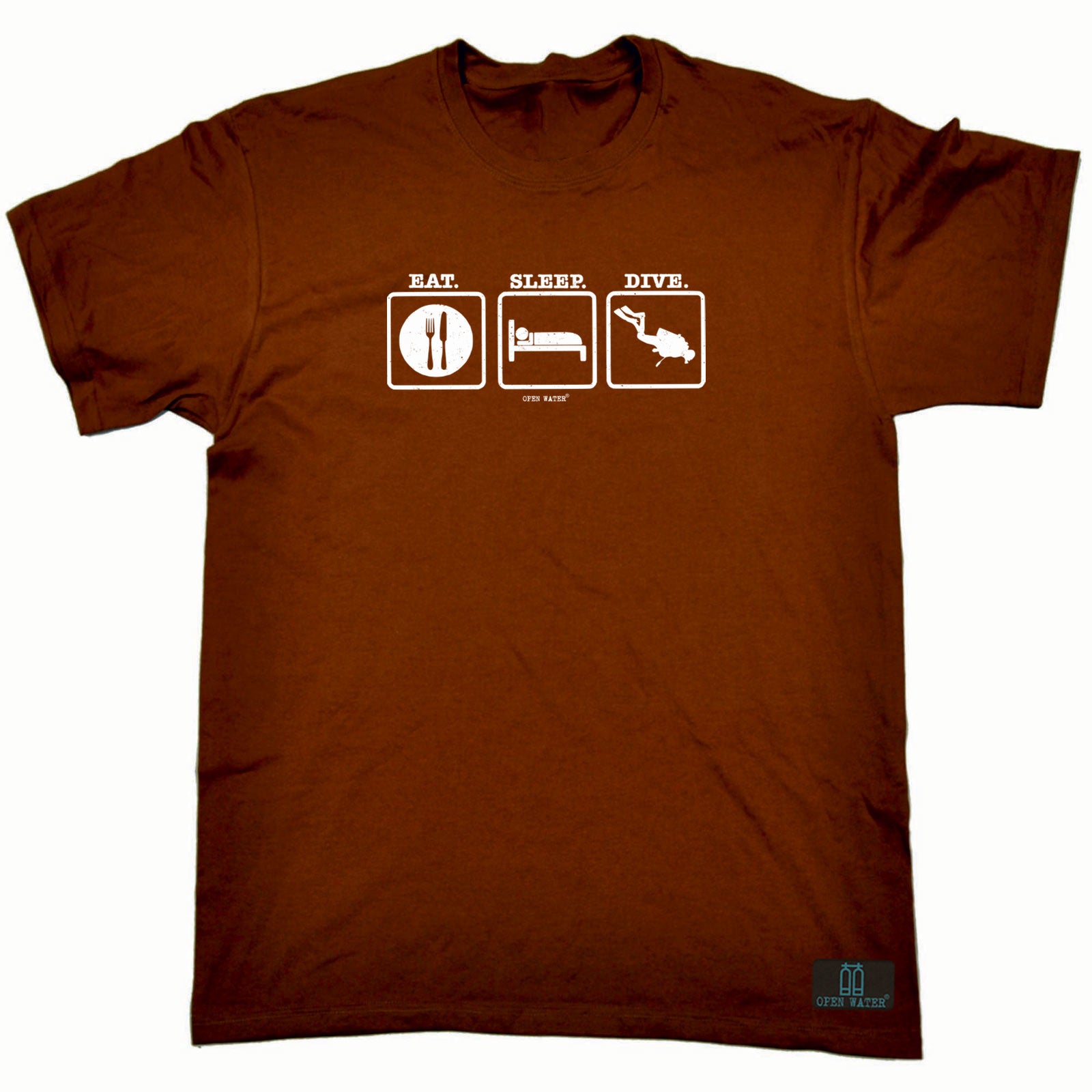 Ow Eat Sleep Dive - Mens Funny T-Shirt Tshirts
