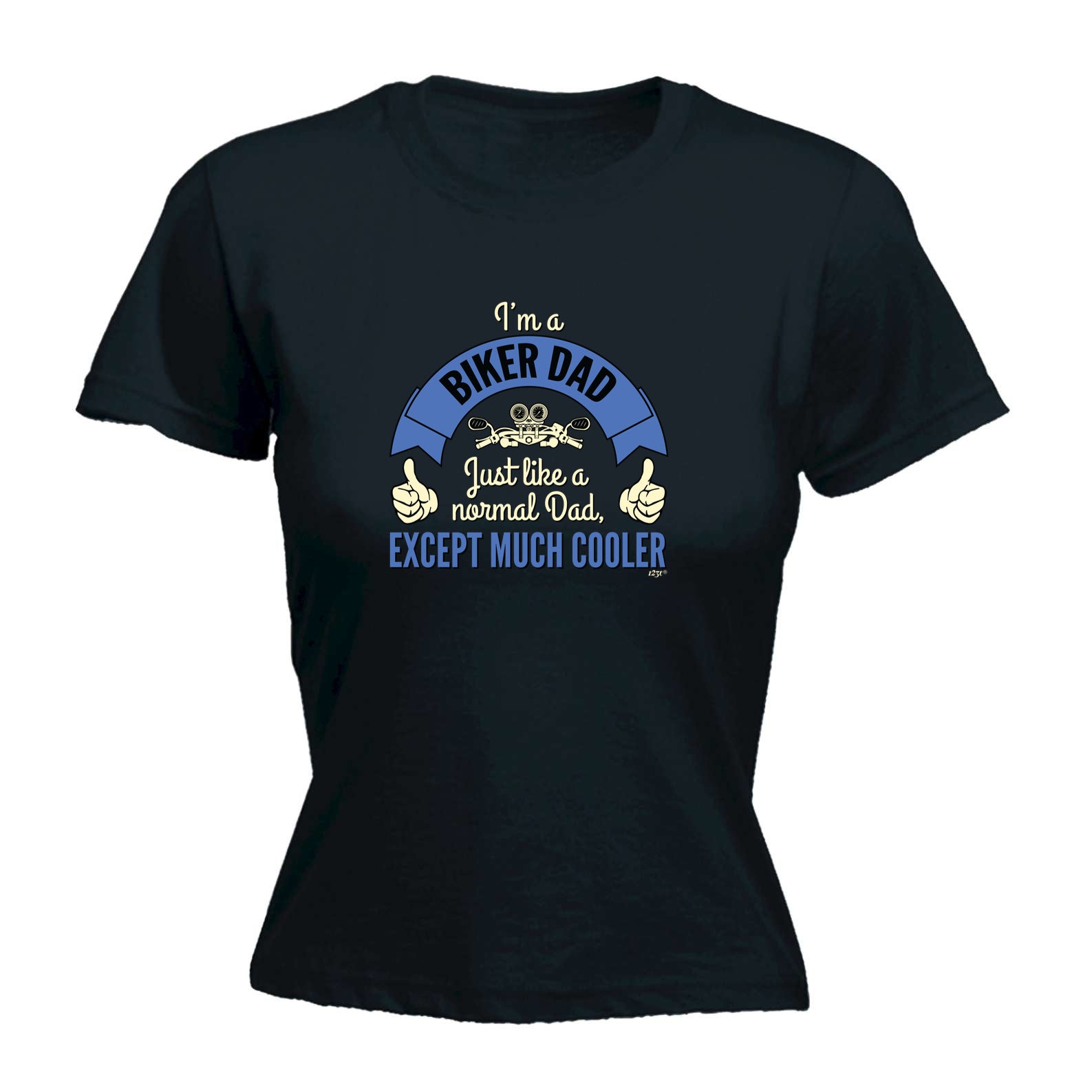 Im A Biker Dad - Funny Womens T-Shirt Tshirt