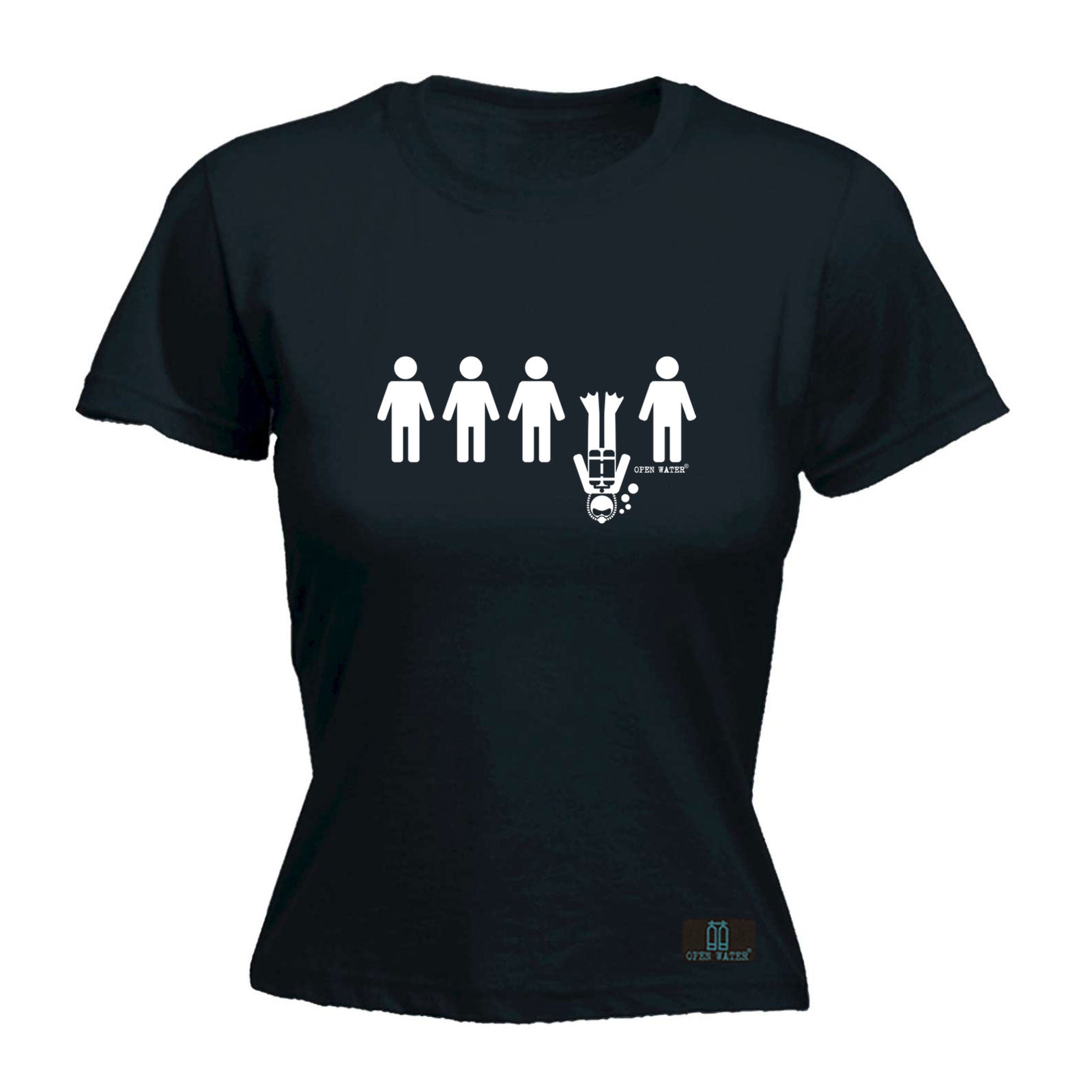 Ow 1 In Every 5 Is A Diver - Funny Womens T-Shirt Tshirt