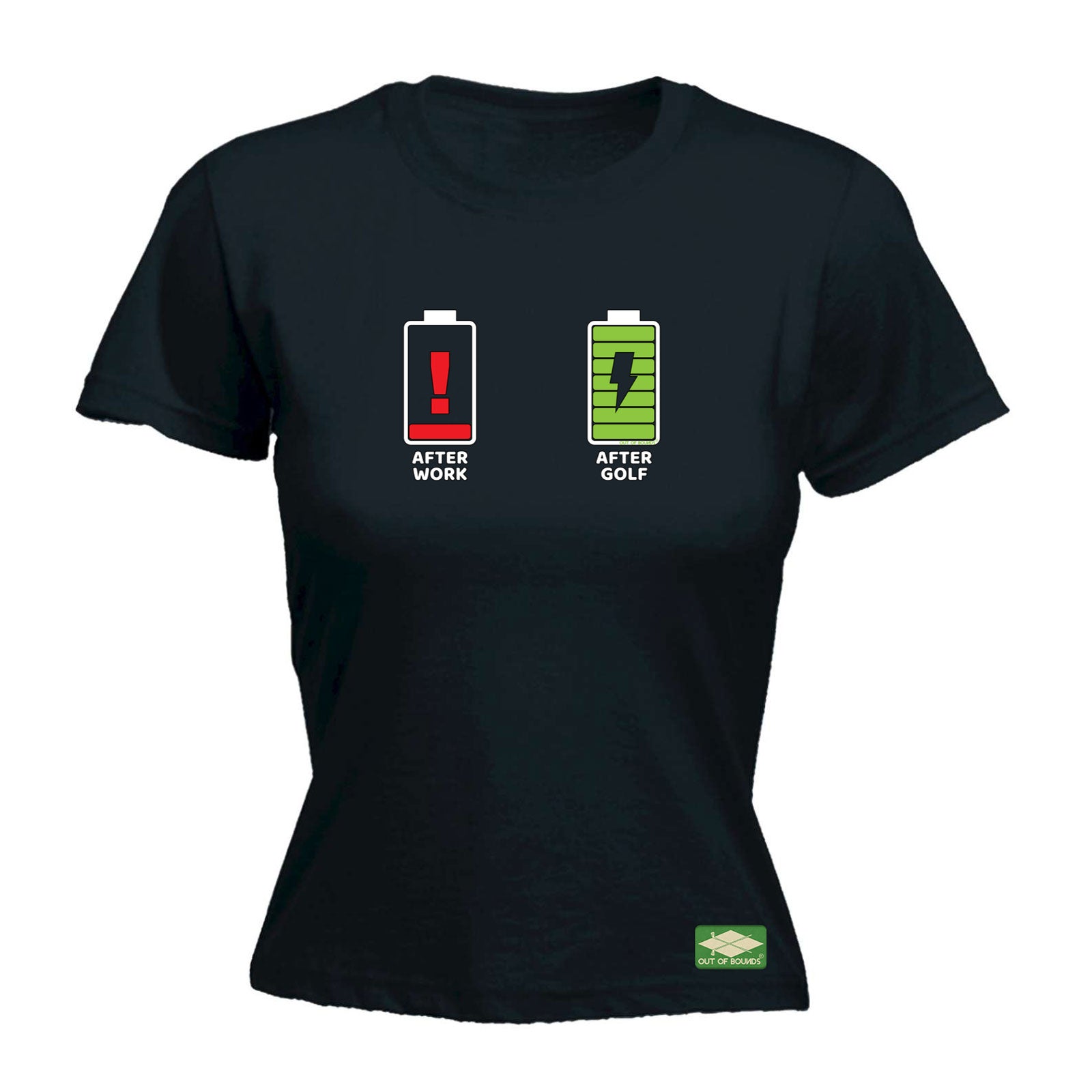 Oob After Work After Golf - Funny Womens T-Shirt Tshirt
