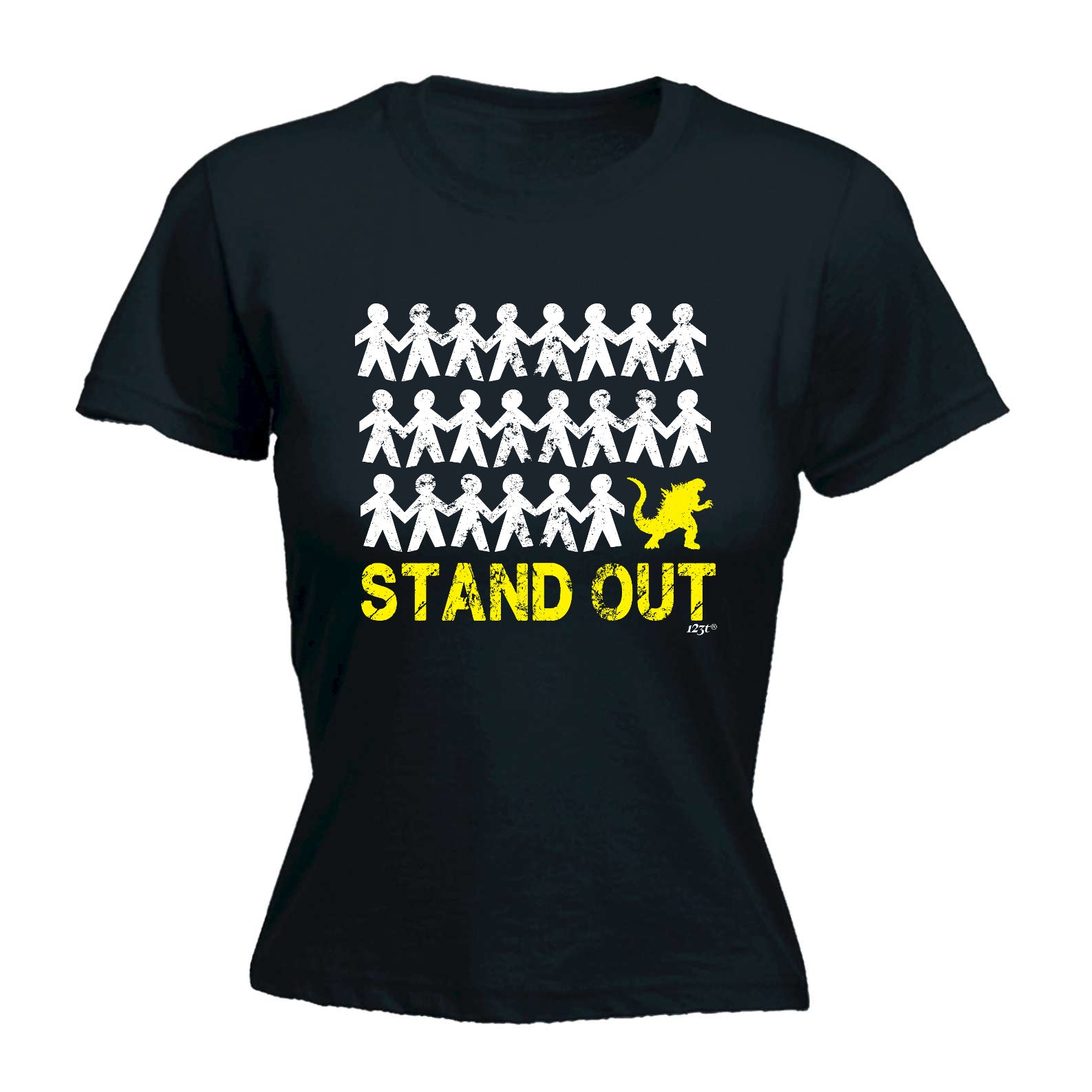 Stand Out Monster - Funny Womens T-Shirt Tshirt