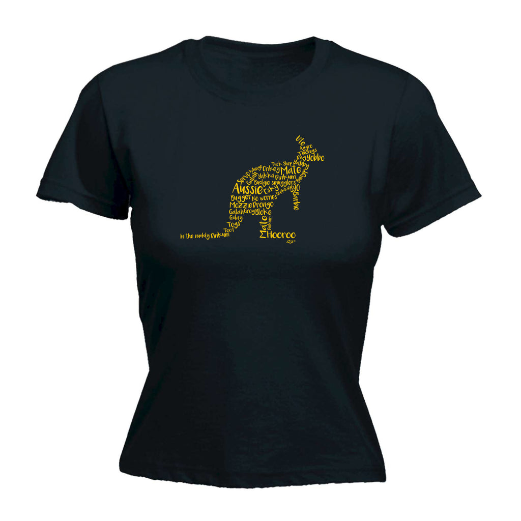 Kangaroo Slang - Funny Womens T-Shirt Tshirt