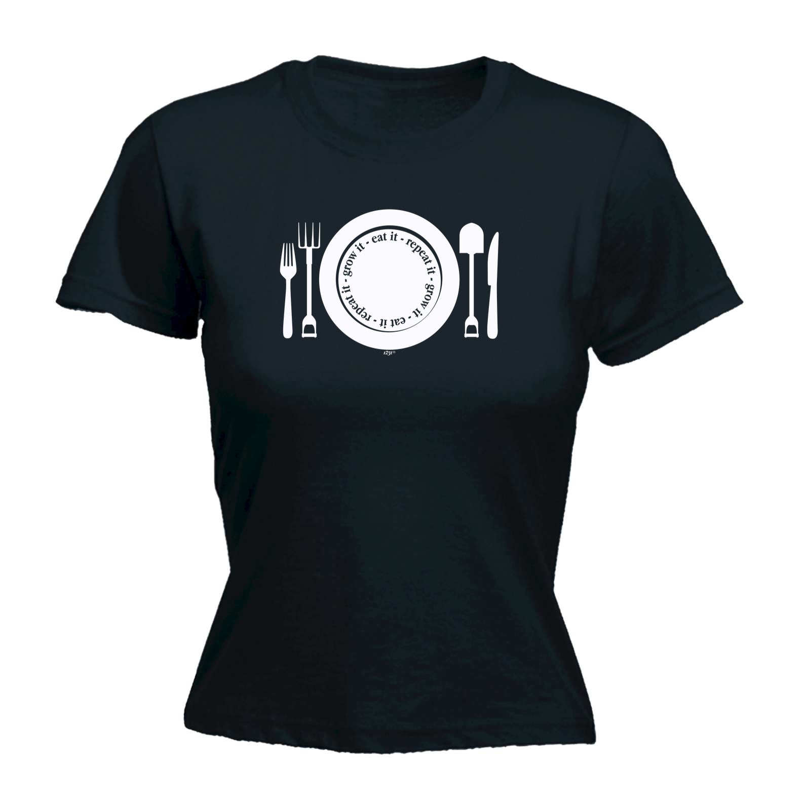 Grow It Eat It Repeat - Funny Womens T-Shirt Tshirt