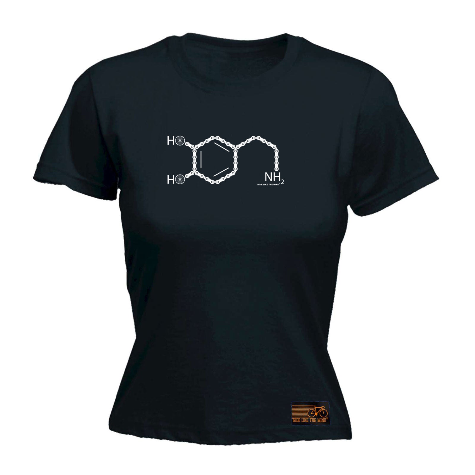 Rltw Nh2 Bike Chain - Funny Womens T-Shirt Tshirt