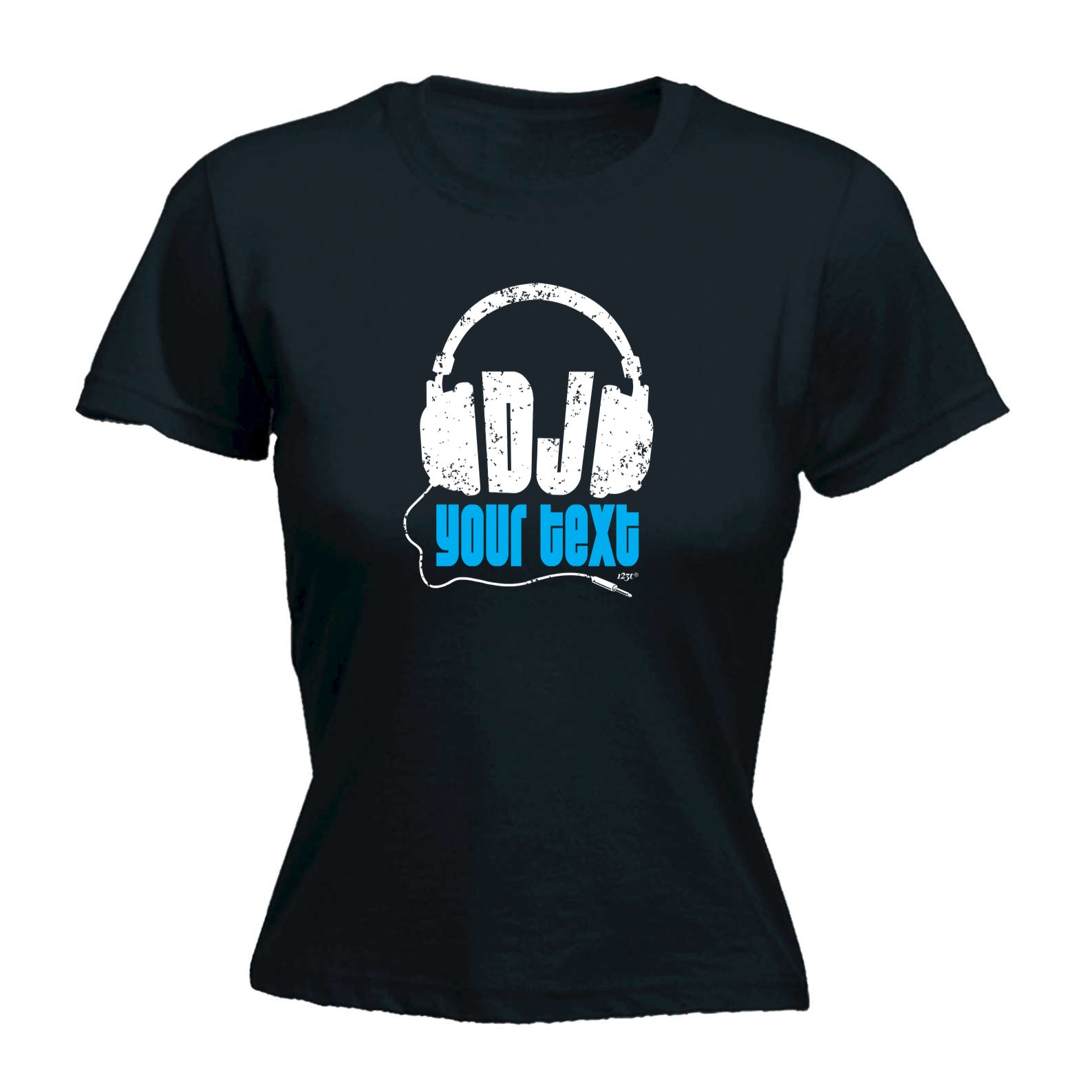 Dj Your Text Personalised - Funny Womens T-Shirt Tshirt