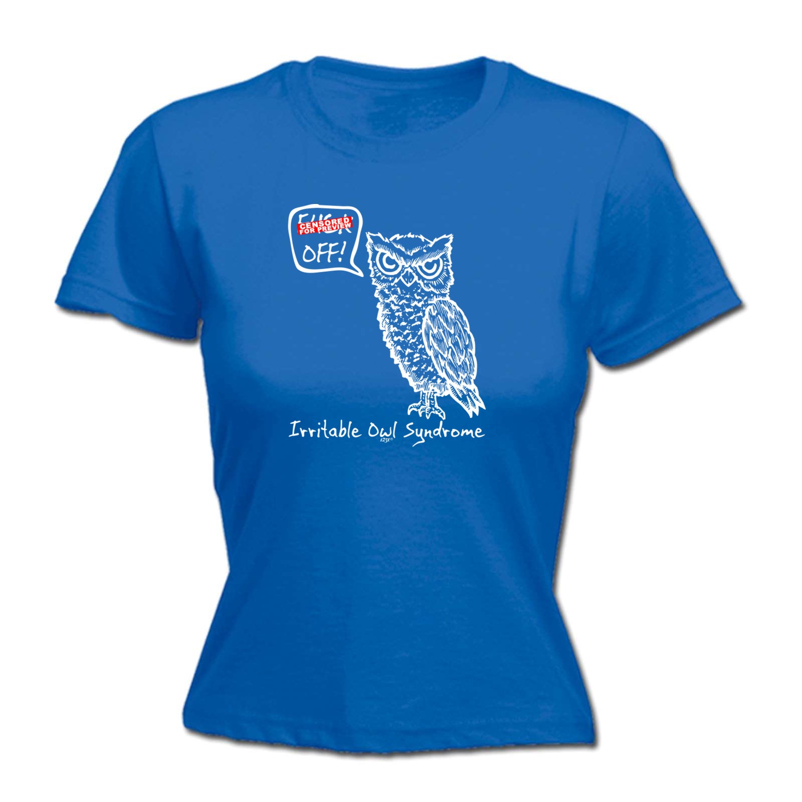 Irritable Owl Syndrome - Funny Womens T-Shirt Tshirt