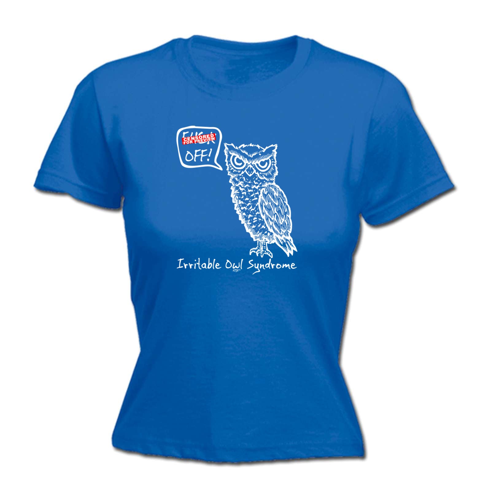 Irritable Owl Syndrome - Funny Womens T-Shirt Tshirt