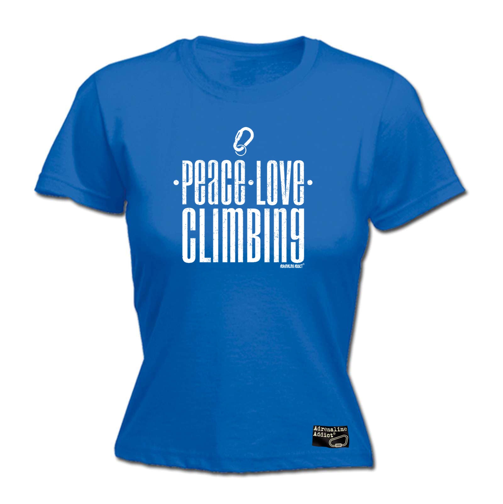 Aa Peace Love Climbing - Funny Womens T-Shirt Tshirt