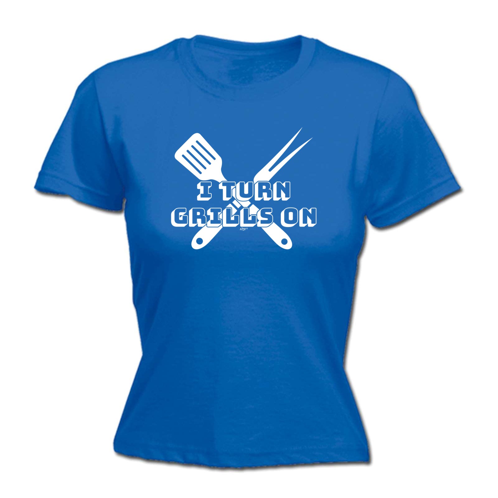 Turn Grills On Bbq - Funny Womens T-Shirt Tshirt