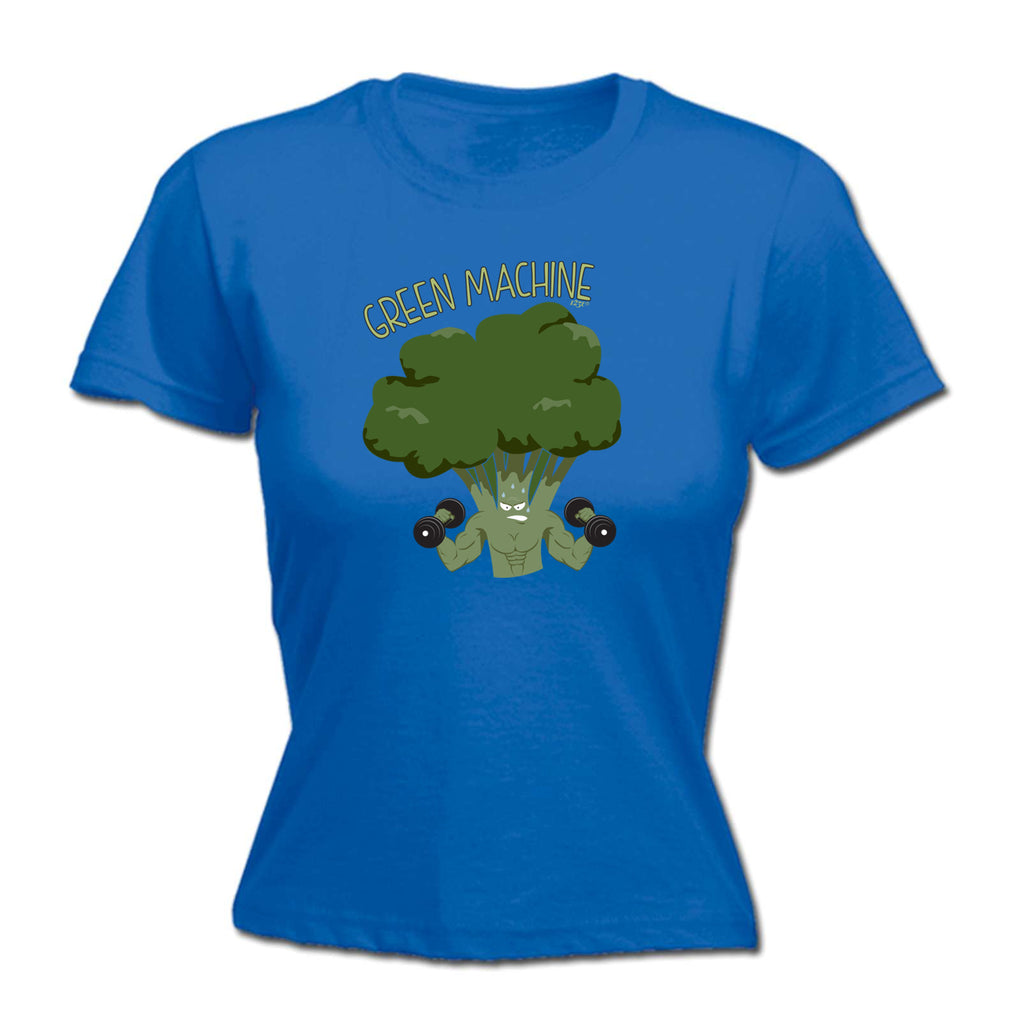 Green Machine Gym - Funny Womens T-Shirt Tshirt
