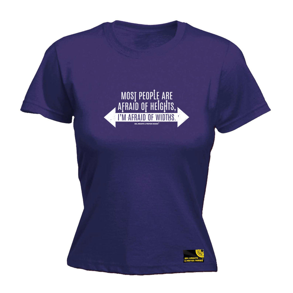 Swps Most People Afraid Heights - Funny Womens T-Shirt Tshirt