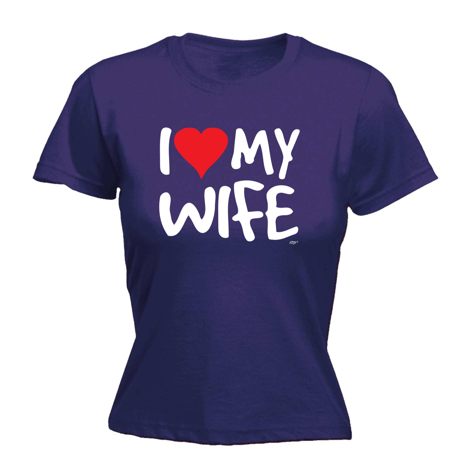 Love Heart My Wife - Funny Womens T-Shirt Tshirt