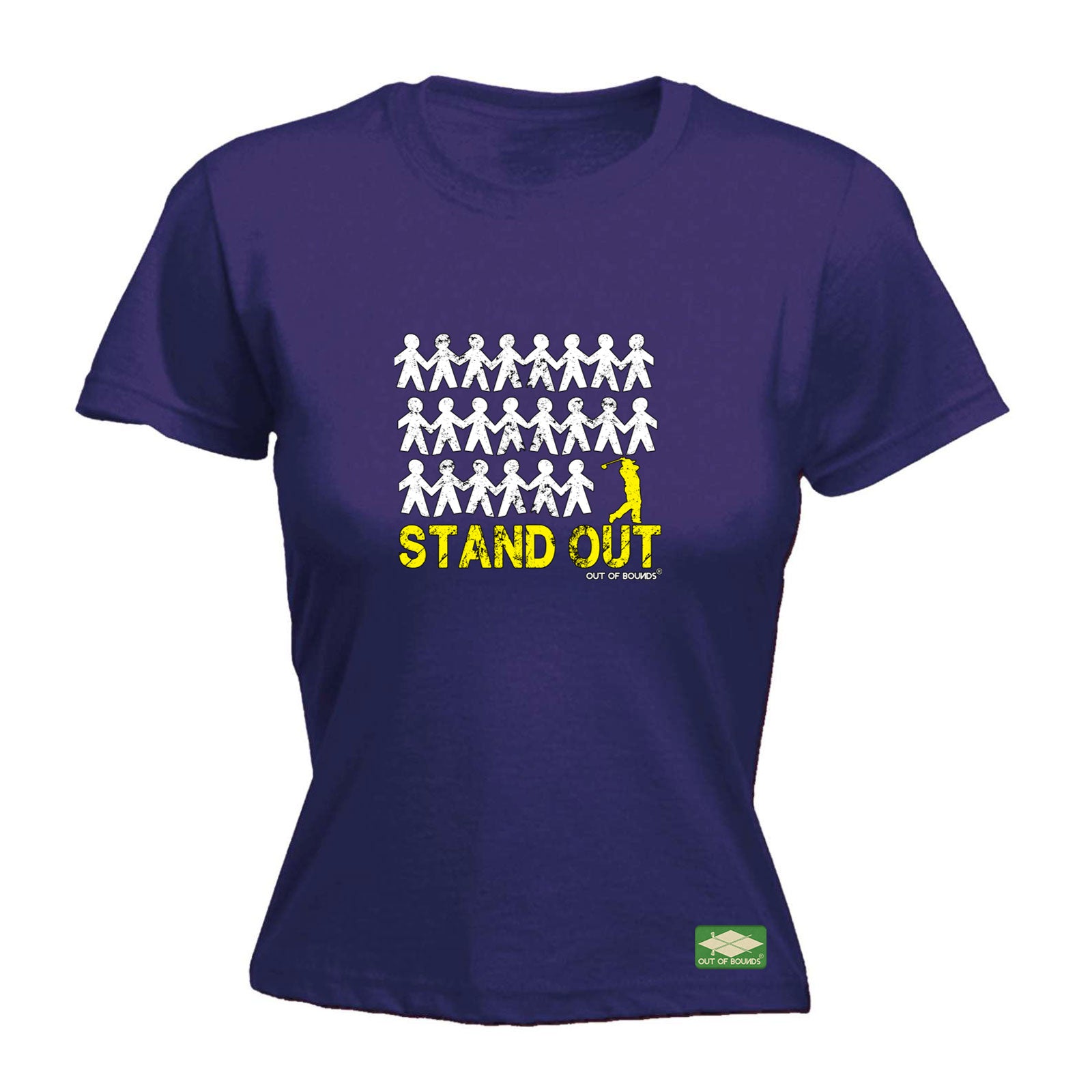 Oob Stand Out Golfer - Funny Womens T-Shirt Tshirt